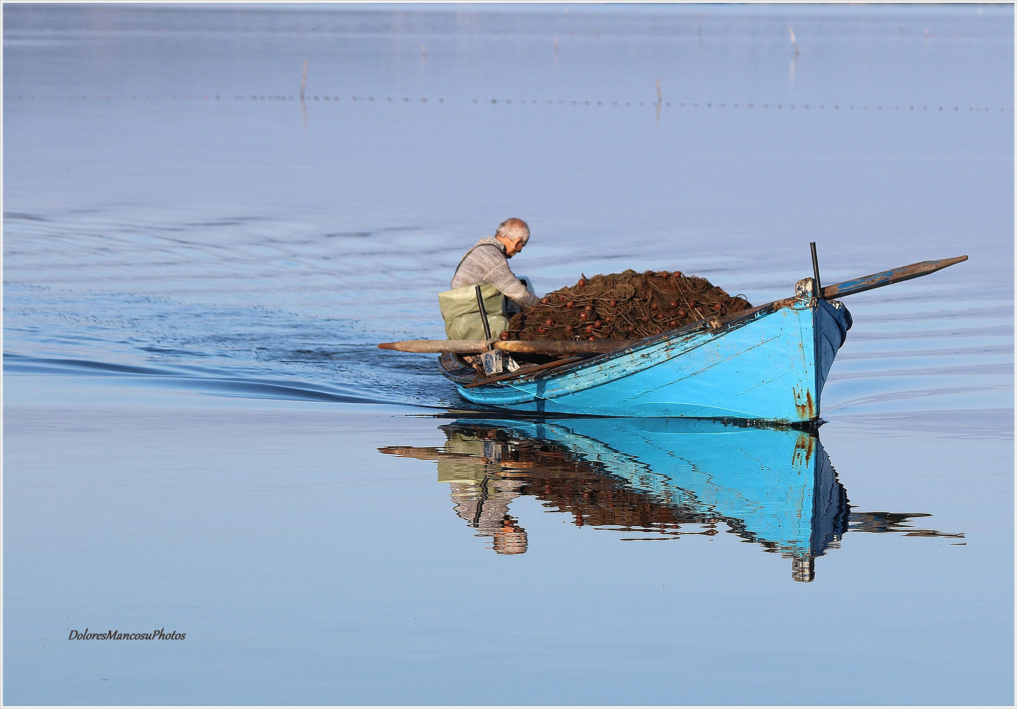 Canon EF 70-300mm F4-5.6 IS USM sample photo. The calm evening sea photography