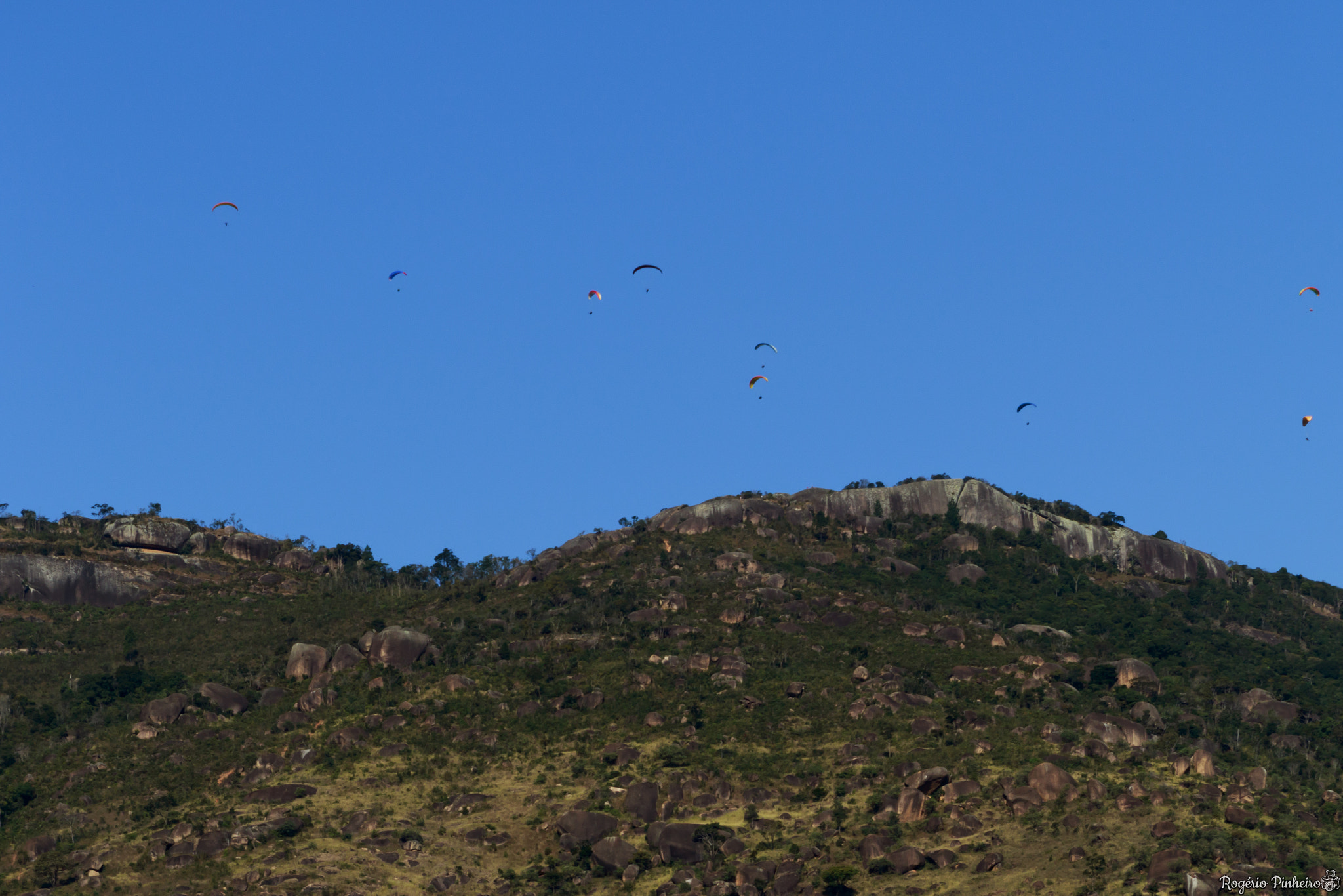 Canon EF 75-300mm f/4-5.6 USM sample photo. Paraglider photography