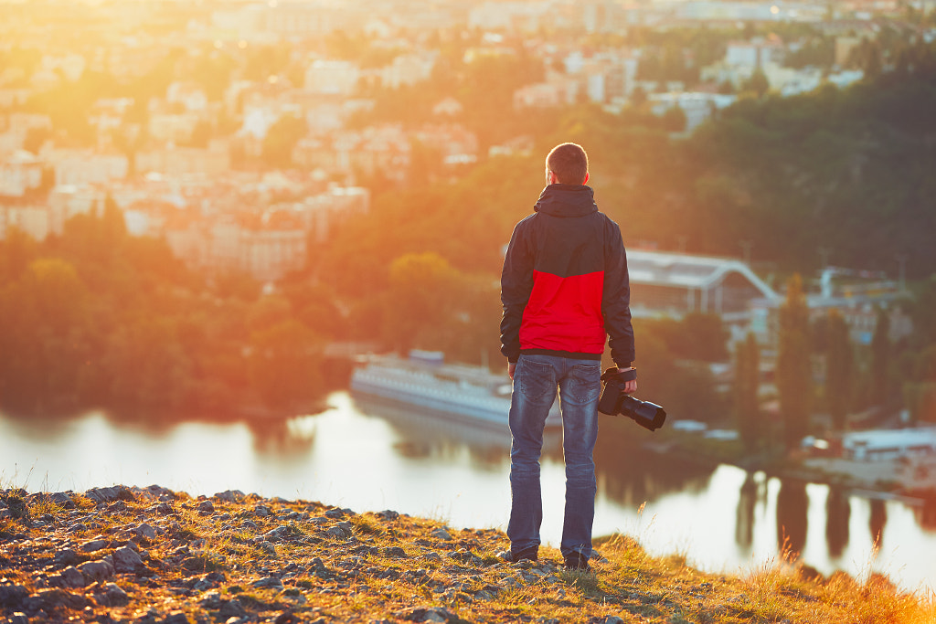 Photographer at the sunrise by Jaromír Chalabala on 500px.com