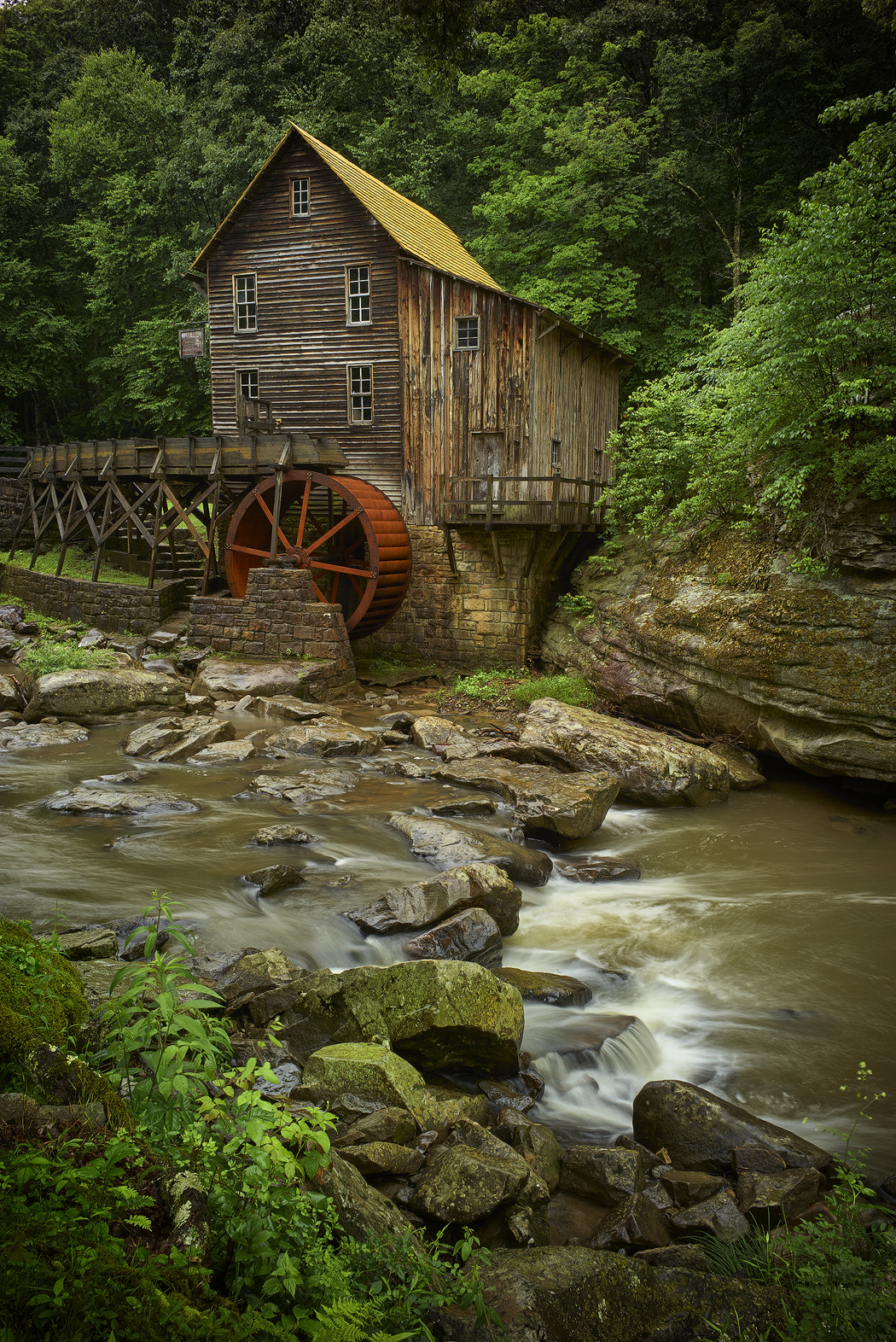 Elmarit-M 1:2.8/135 sample photo. Glade creek mill photography