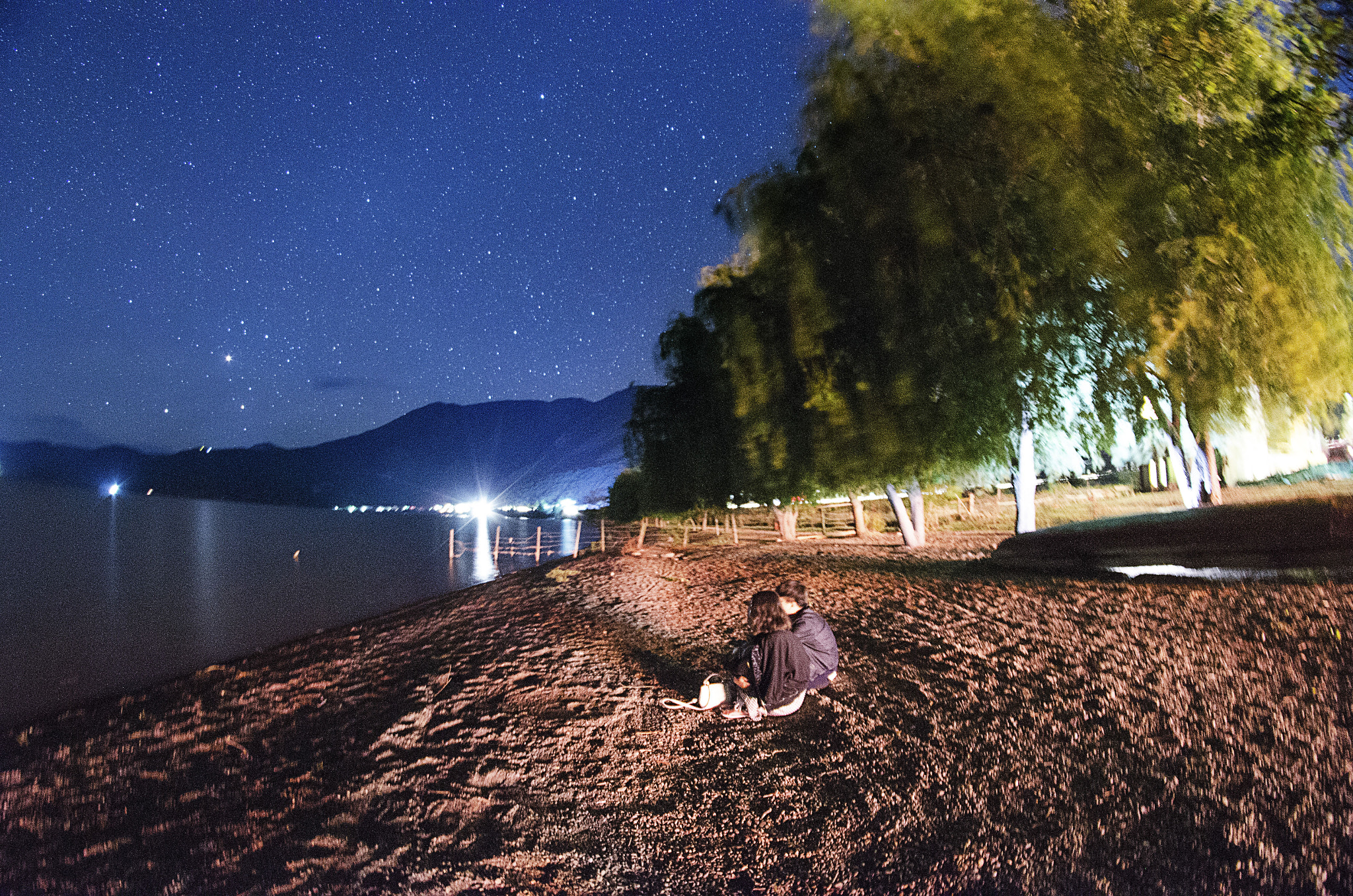 Nikon D7000 + Samyang 8mm F3.5 Aspherical IF MC Fisheye sample photo. Lugu star photography