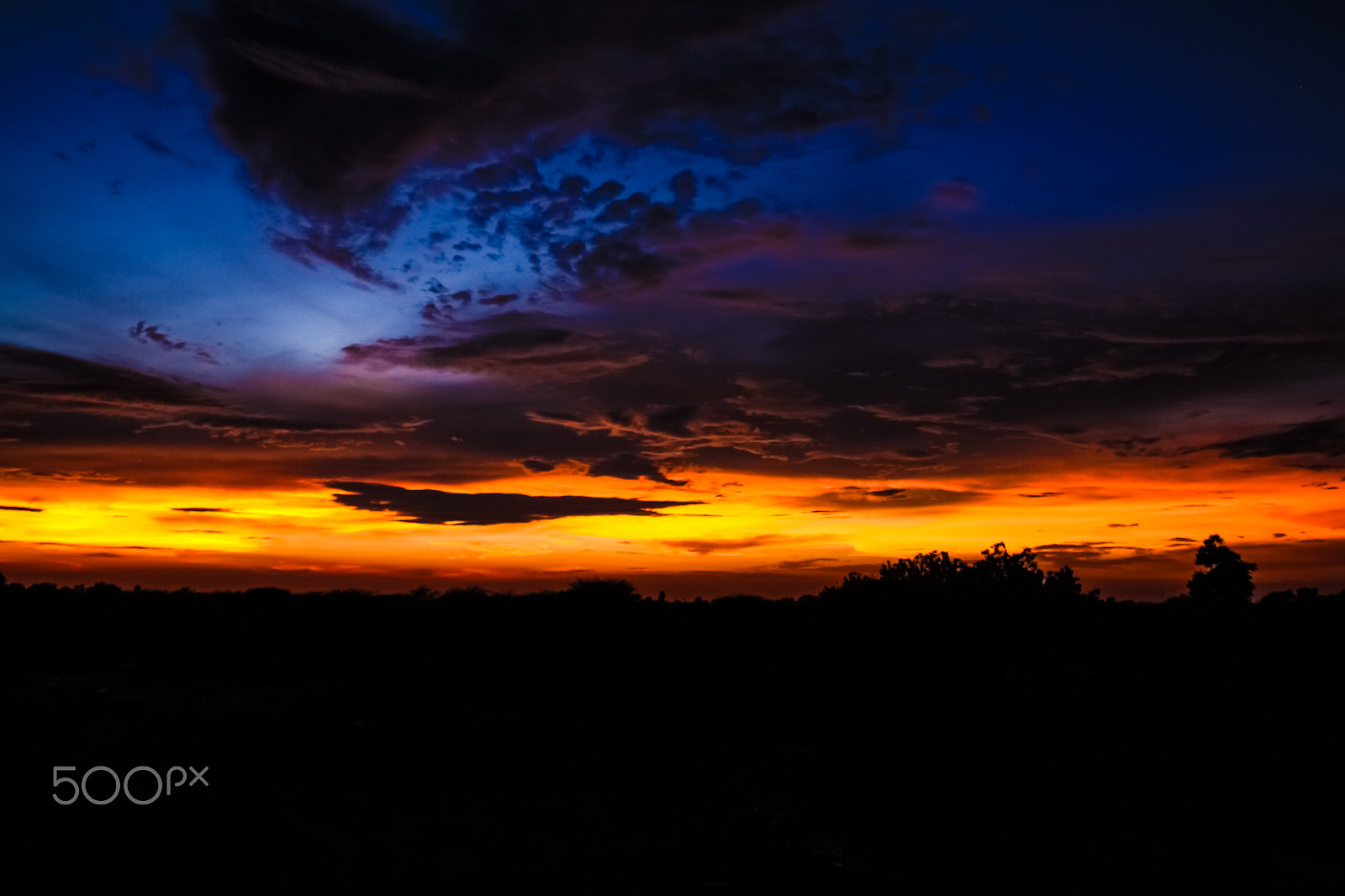 Canon EF-S 18-55mm F3.5-5.6 sample photo. Evening sky photography