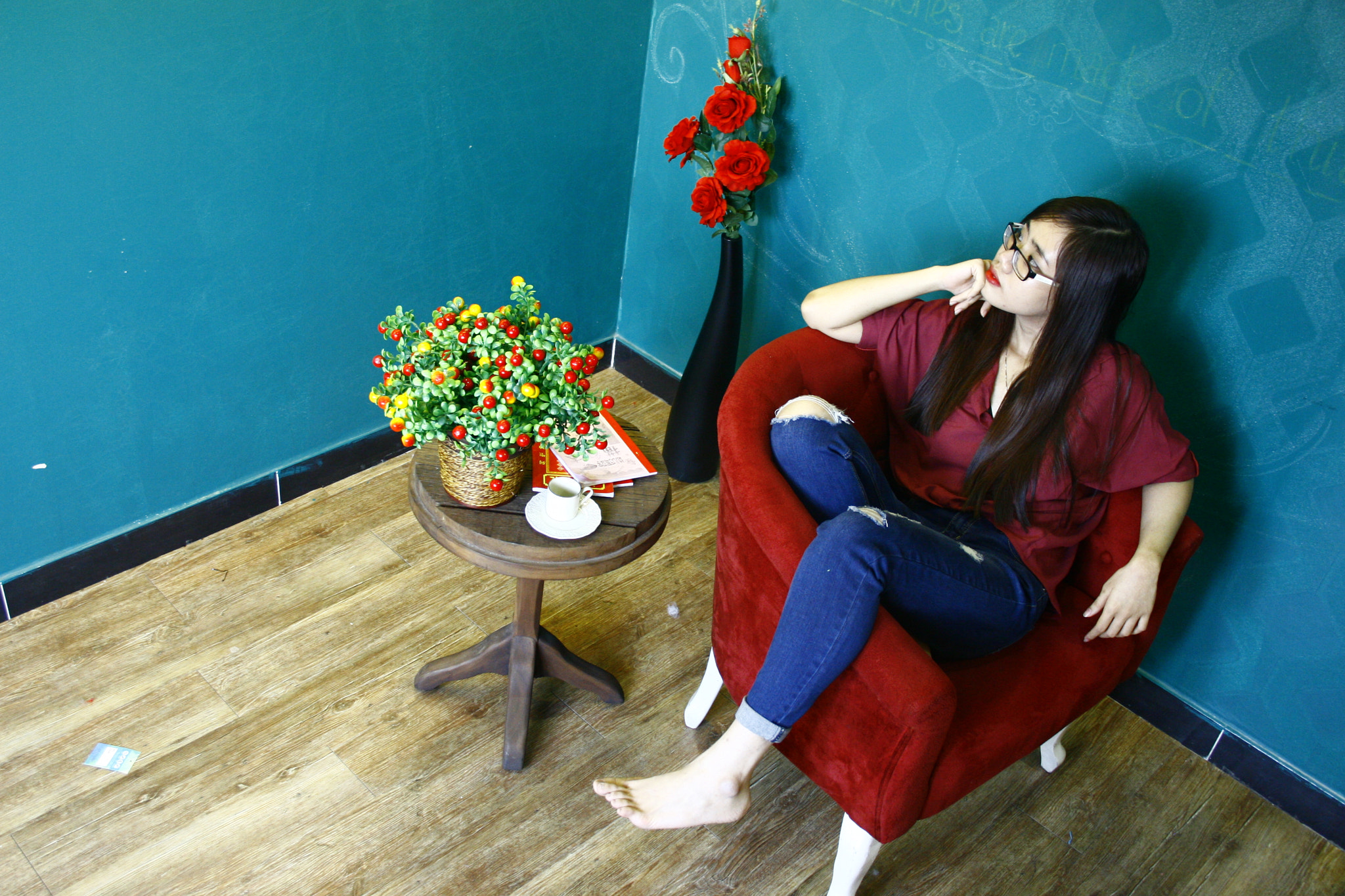 Canon EOS 30D sample photo. Redshirt. photography