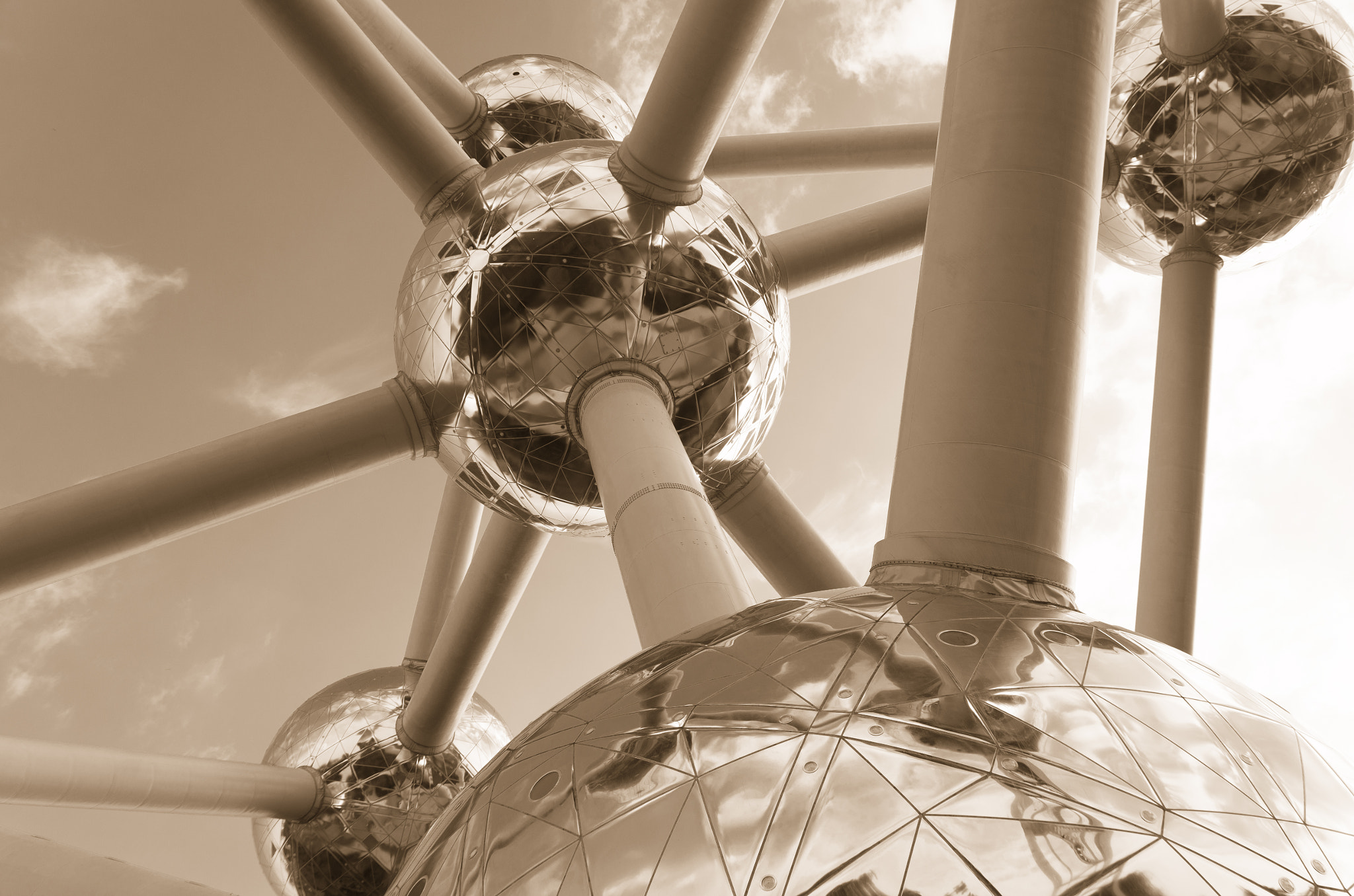 Pentax K-5 IIs sample photo. Atomium in brussels photography