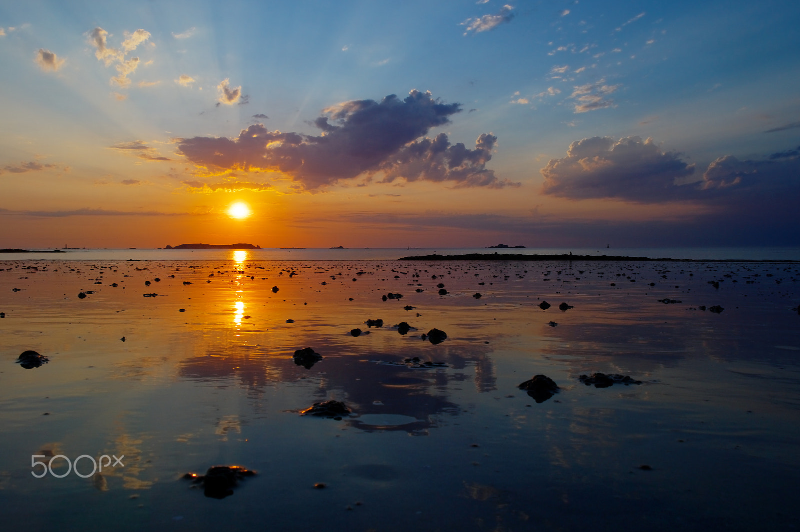 Samsung NX5 sample photo. Sunset from saint-malo photography