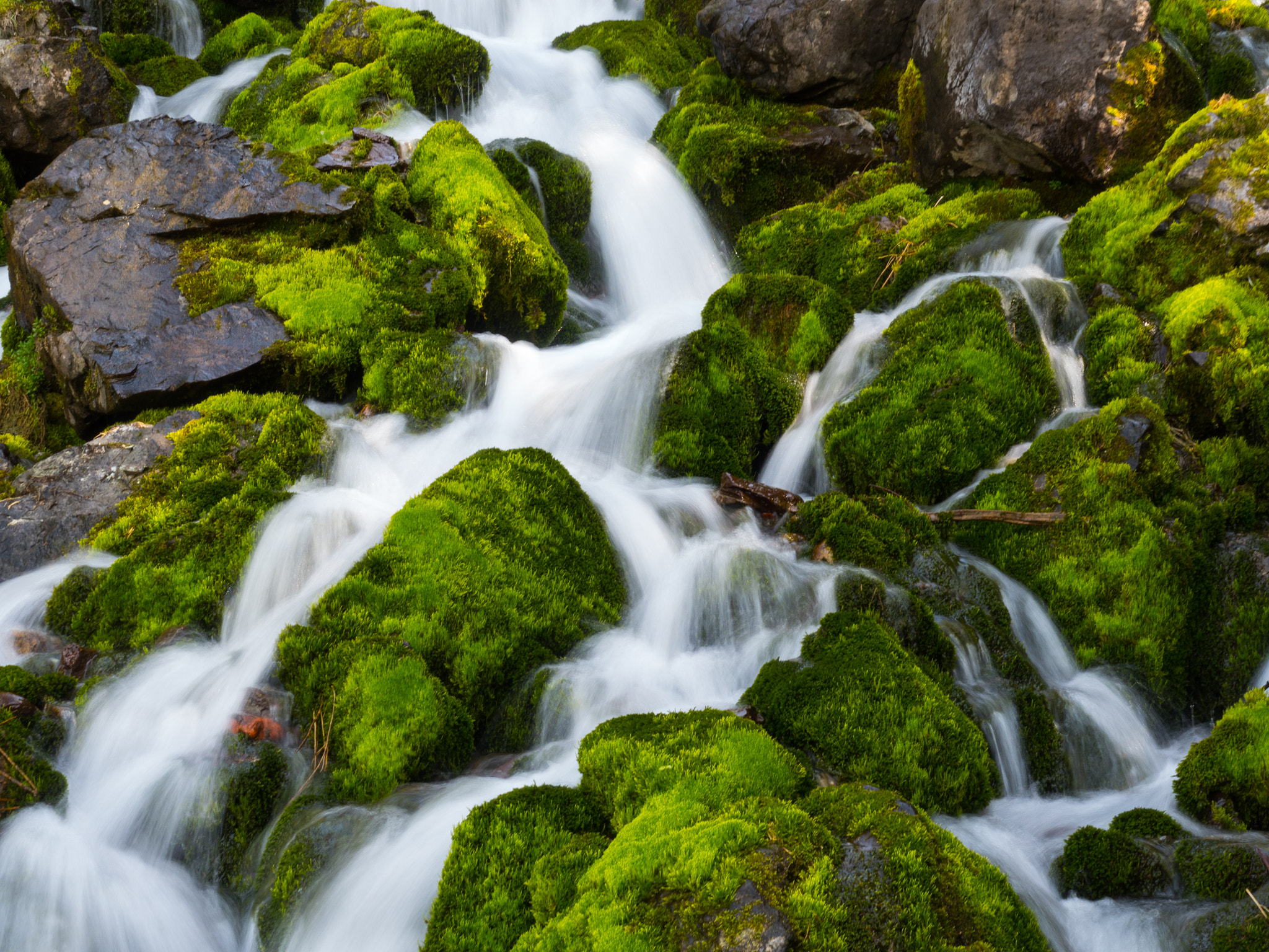 Olympus OM-D E-M5 II sample photo. Falling water photography