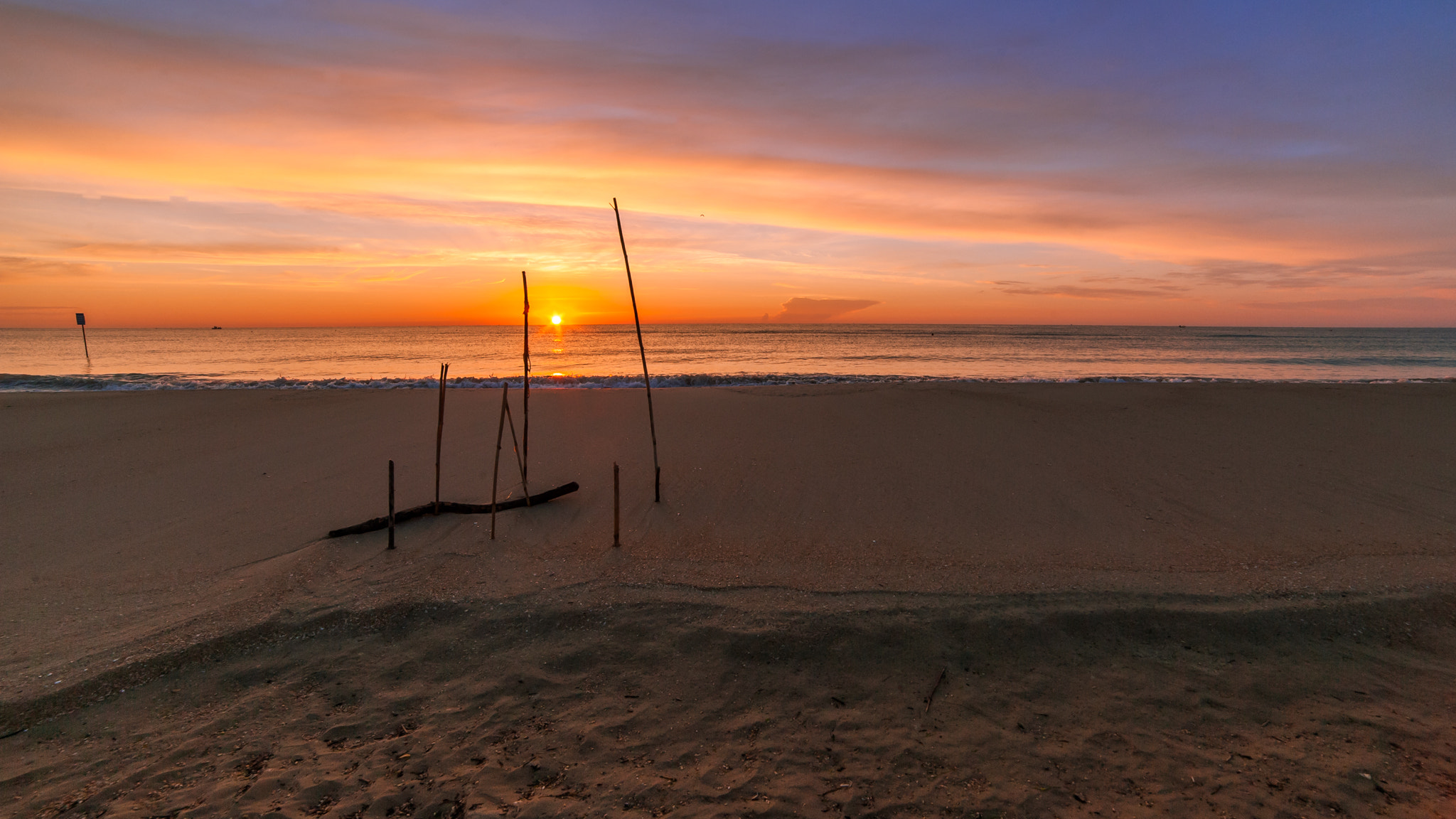 Nikon D3 sample photo. Sunrise at adriatic sea photography