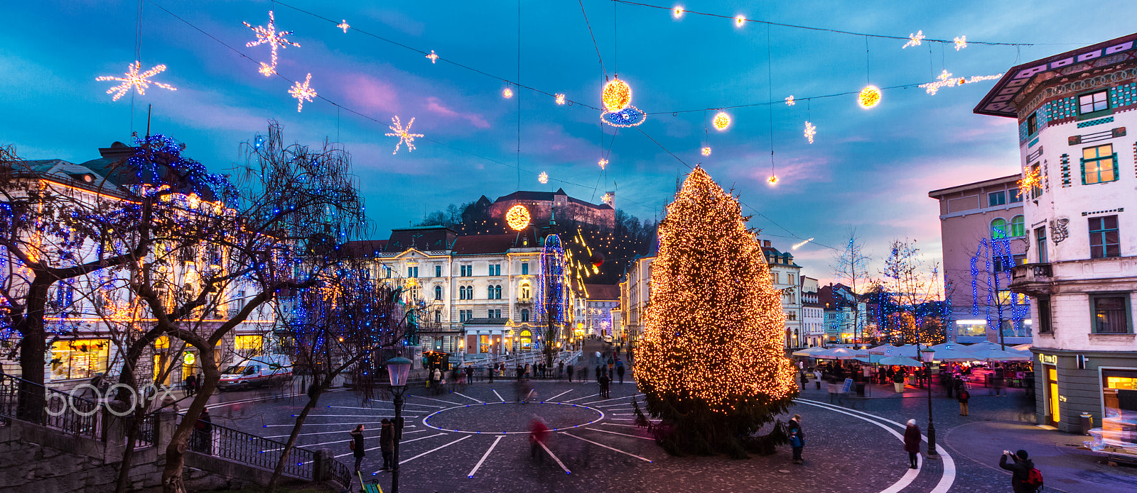 Sigma 8-16mm F4.5-5.6 DC HSM sample photo. Preseren's square, ljubljana, slovenia, europe. photography