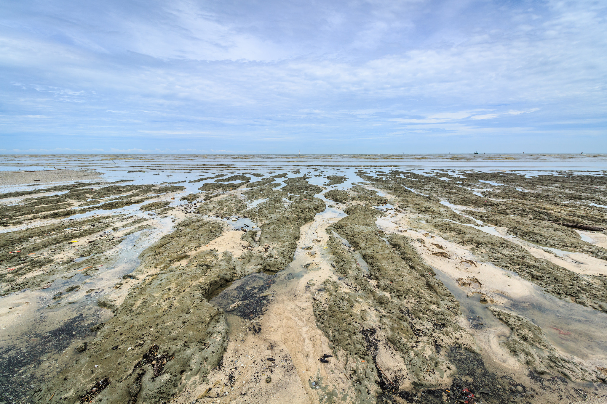 Canon EF-S 10-18mm F4.5–5.6 IS STM sample photo. Muddy seaside photography
