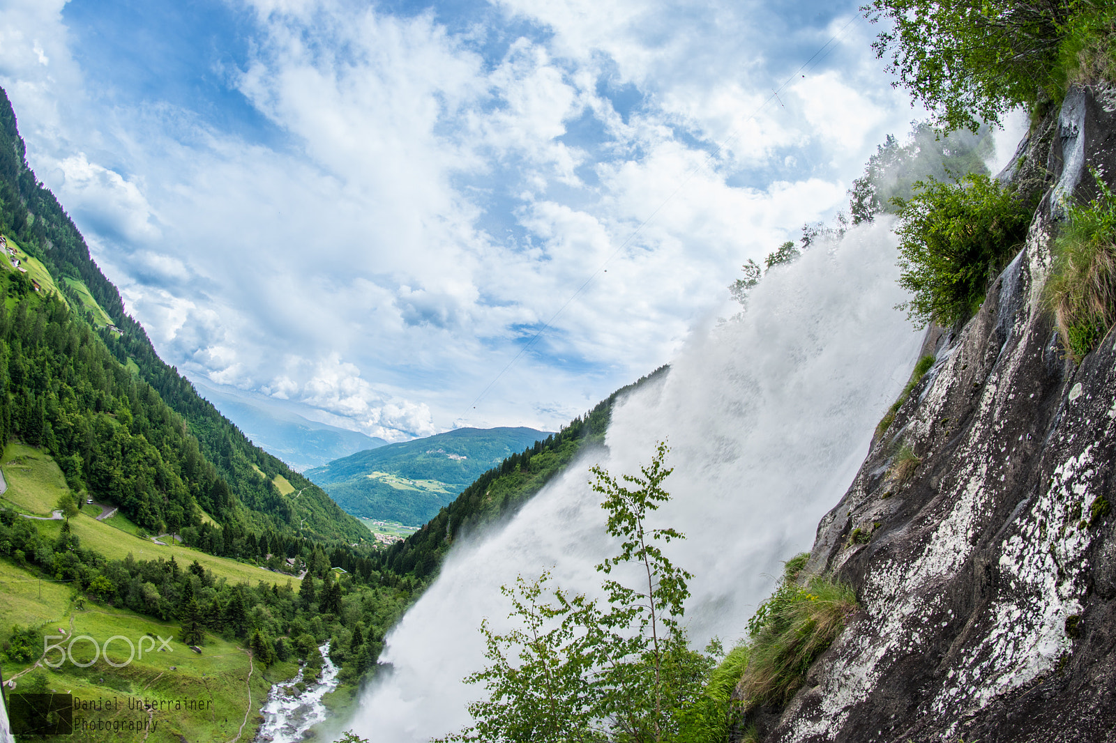 Samyang 8mm F3.5 Aspherical IF MC Fisheye sample photo. Partschinser wasserfall photography