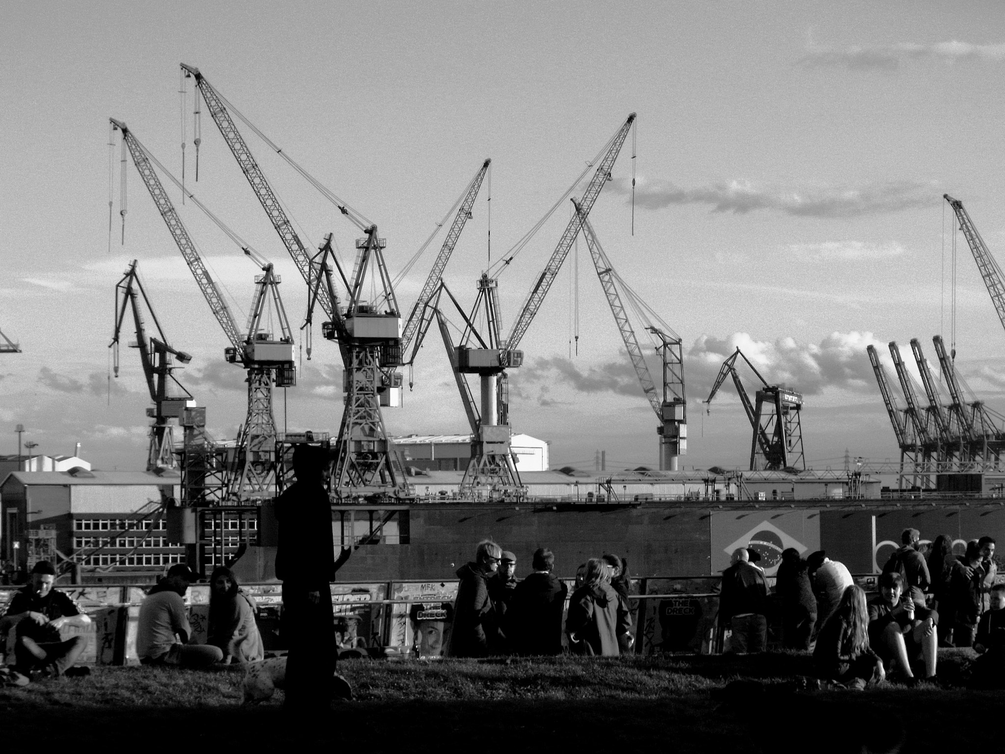 Ricoh CX5 sample photo. St.pauli - park fiction photography