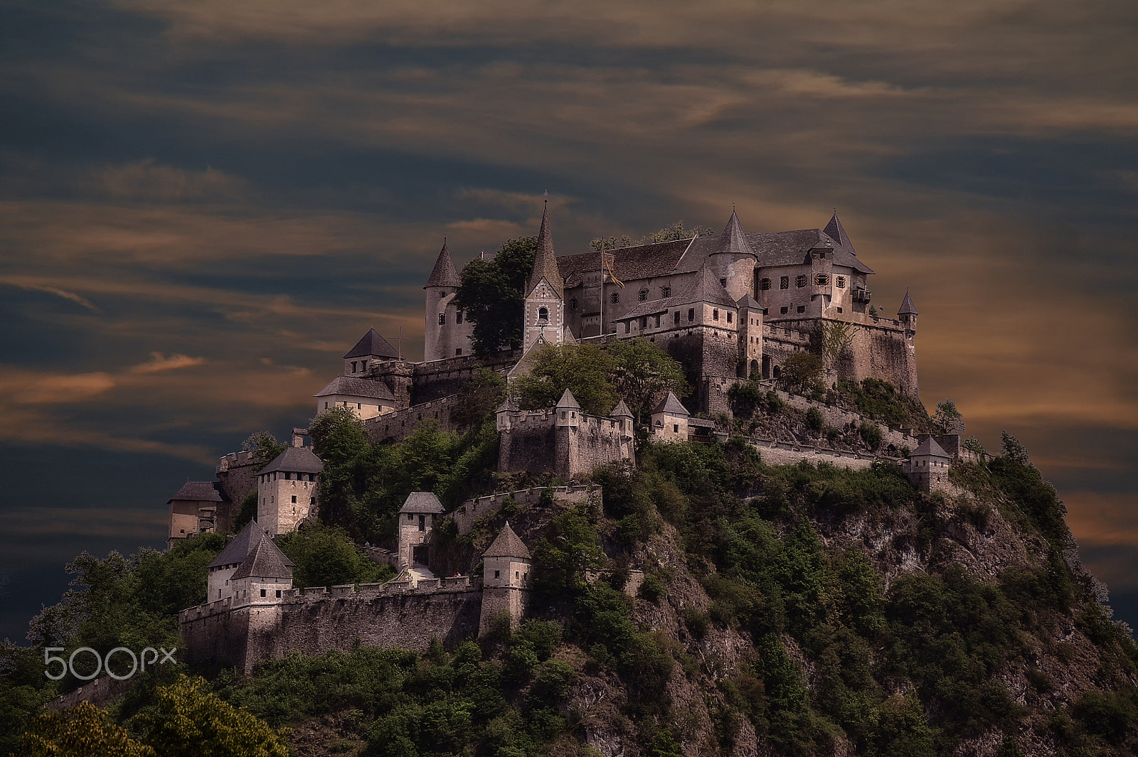 Nikon D3 sample photo. Hochosterwitz castle photography