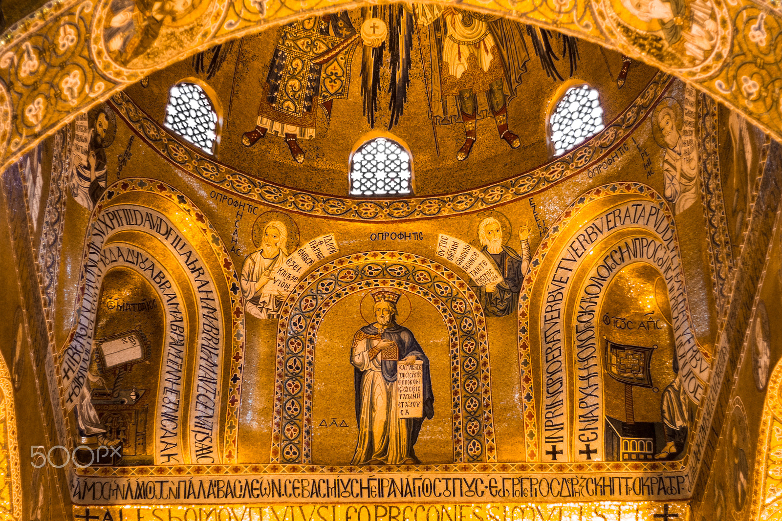 Canon EOS 7D + Canon EF 50mm f/1.8 sample photo. Golden mosaic in la martorana church, palermo, italy photography