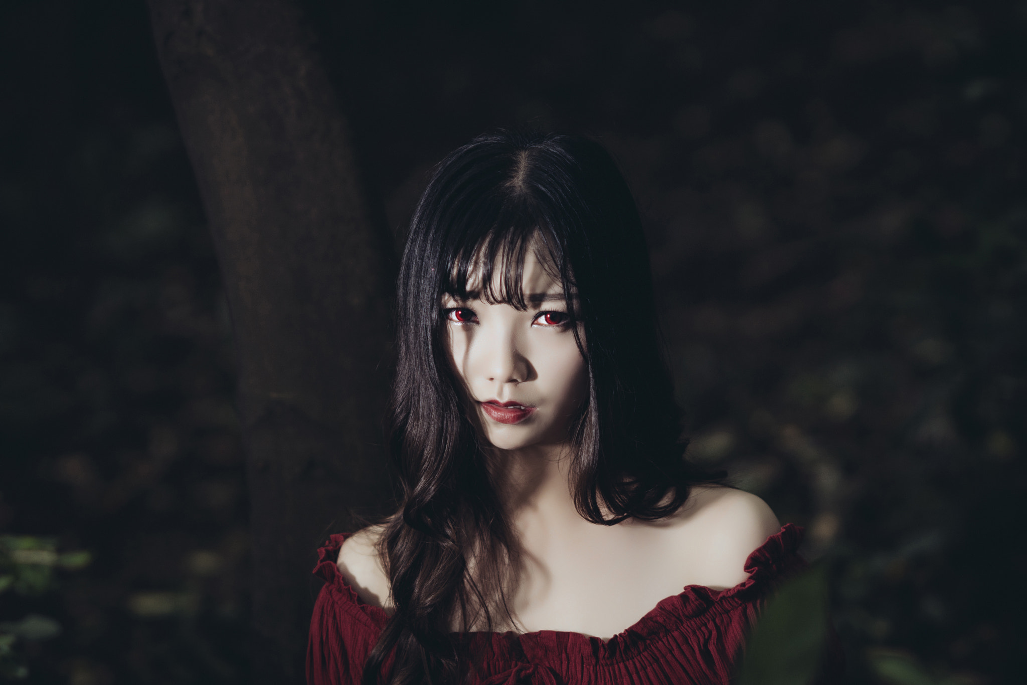 Sony ILCA-77M2 sample photo. Vampire girl photography