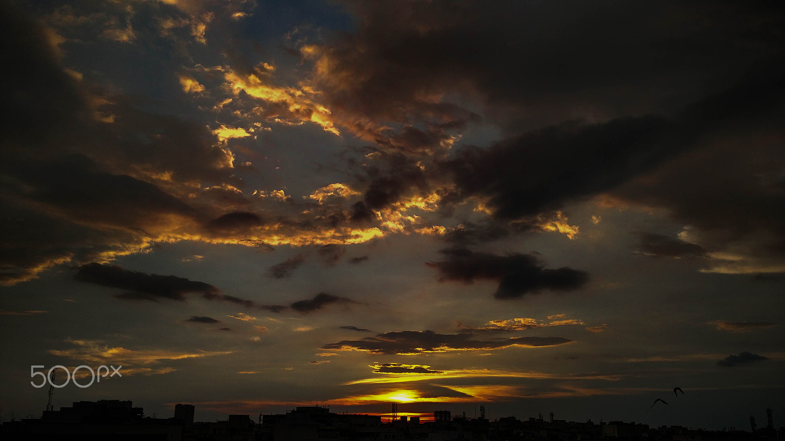 Xiaomi Mi 4i sample photo. Evening sky photography