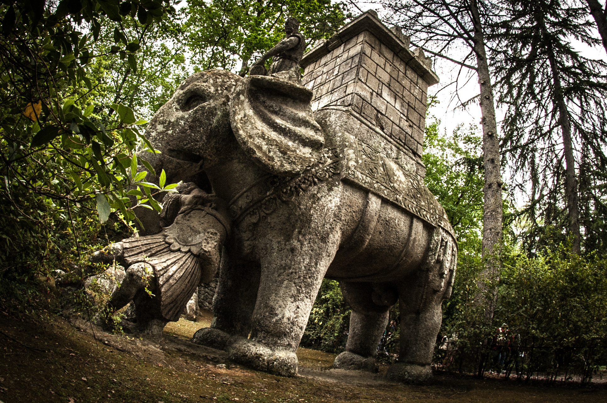 Nikon AF DX Fisheye-Nikkor 10.5mm F2.8G ED sample photo. Bomarzo park, italy photography