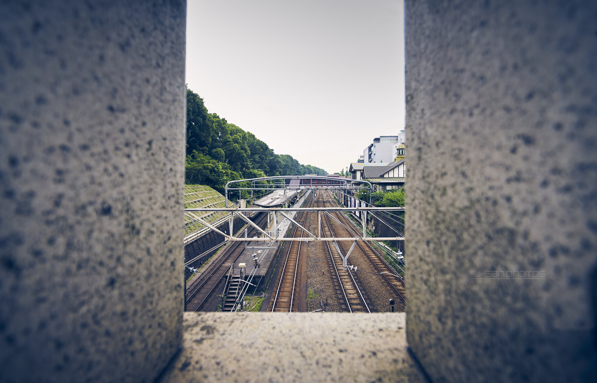 Sony a7 II sample photo. Train tracks photography