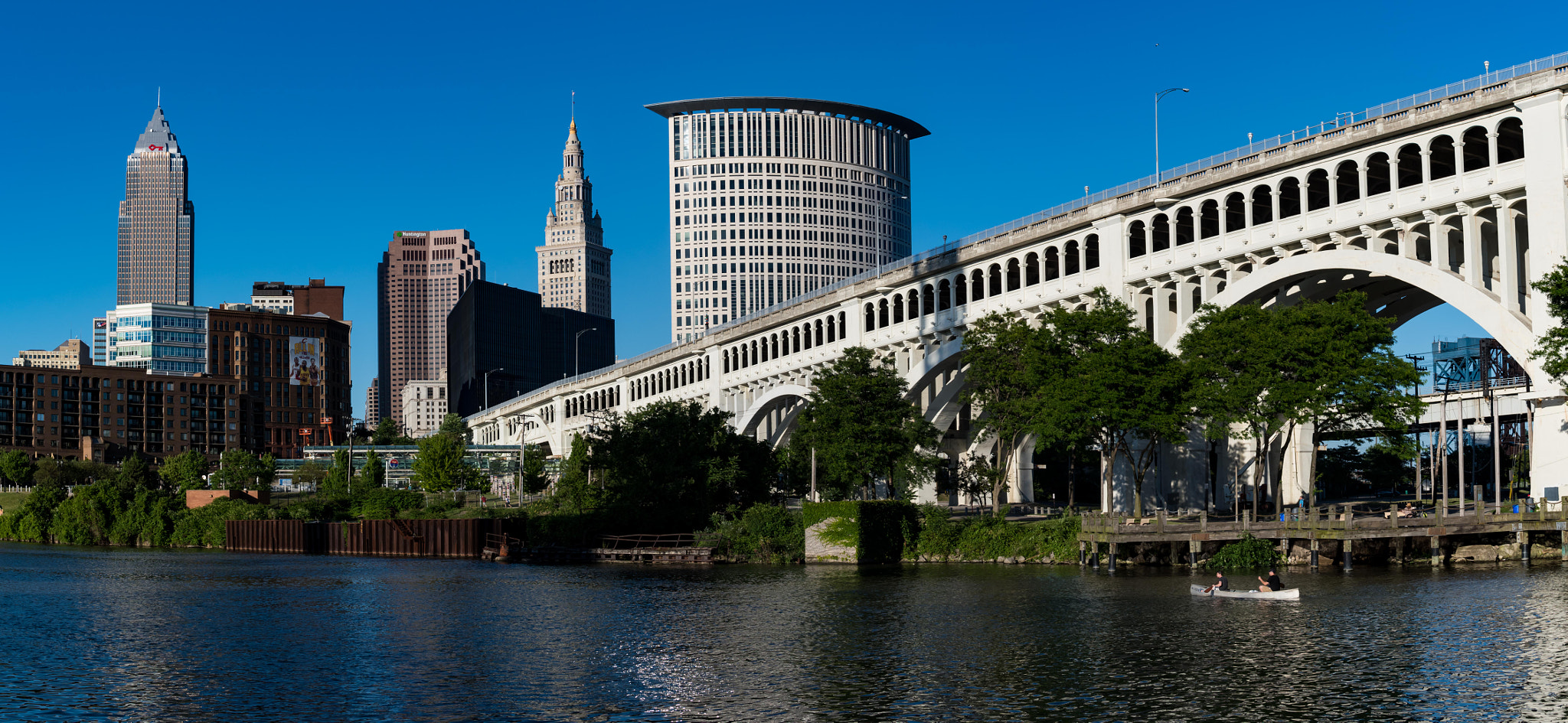 Nikon D500 sample photo. Cleveland and the cuyahoga river photography