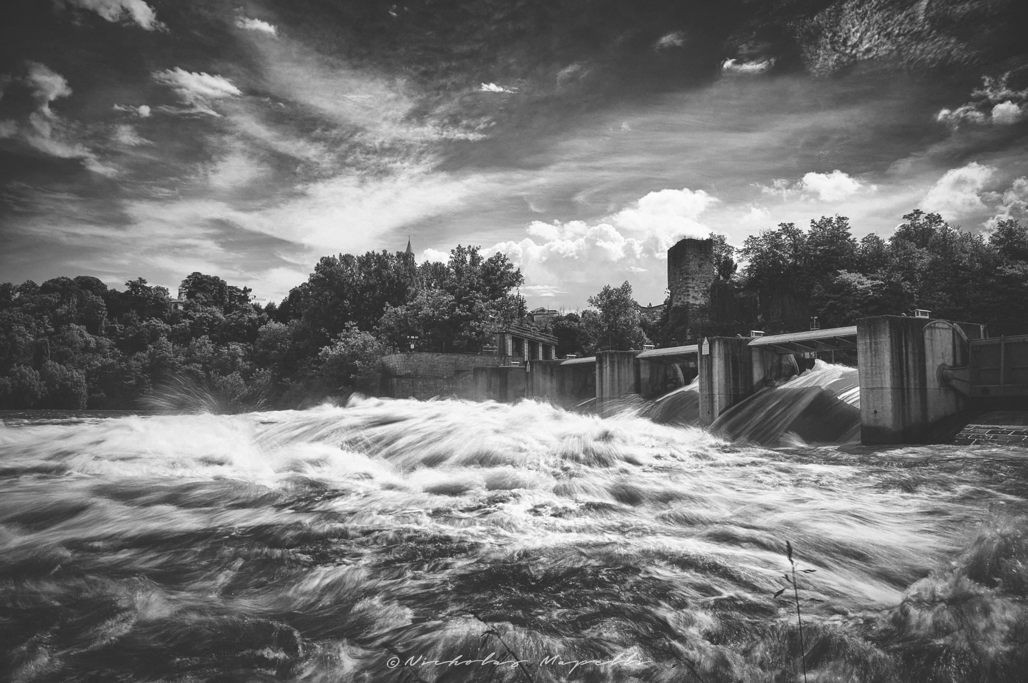 Sony SLT-A55 (SLT-A55V) sample photo. La furia dell'acqua photography