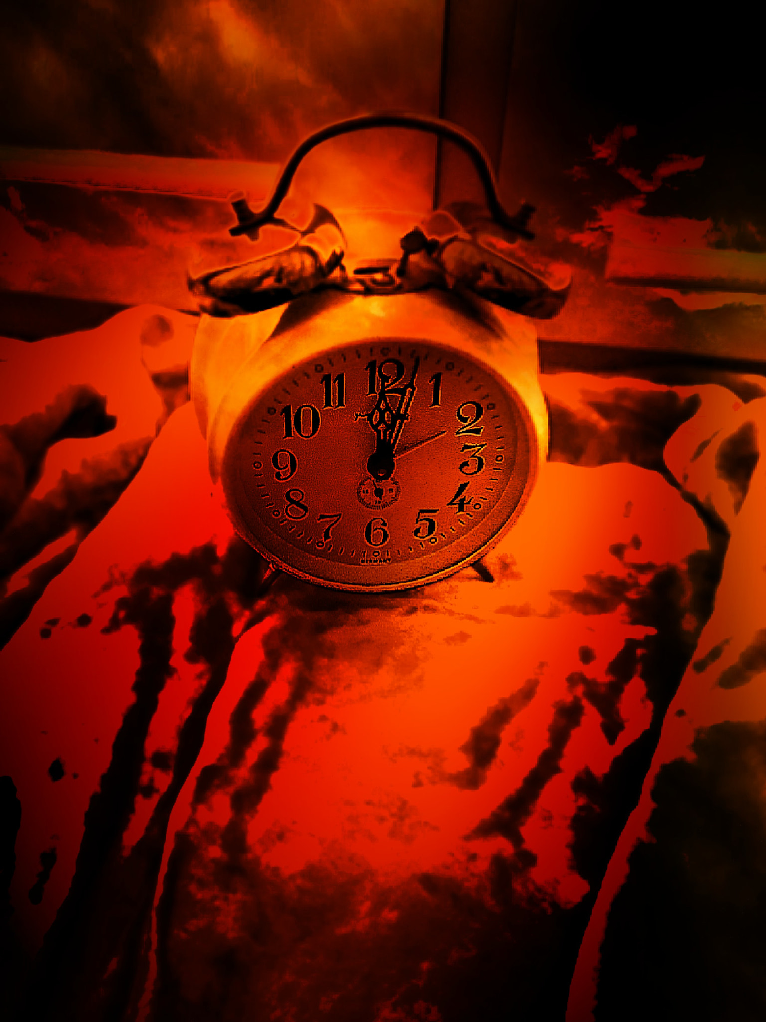 HUAWEI G620S-L01 sample photo. Burning clock. photography