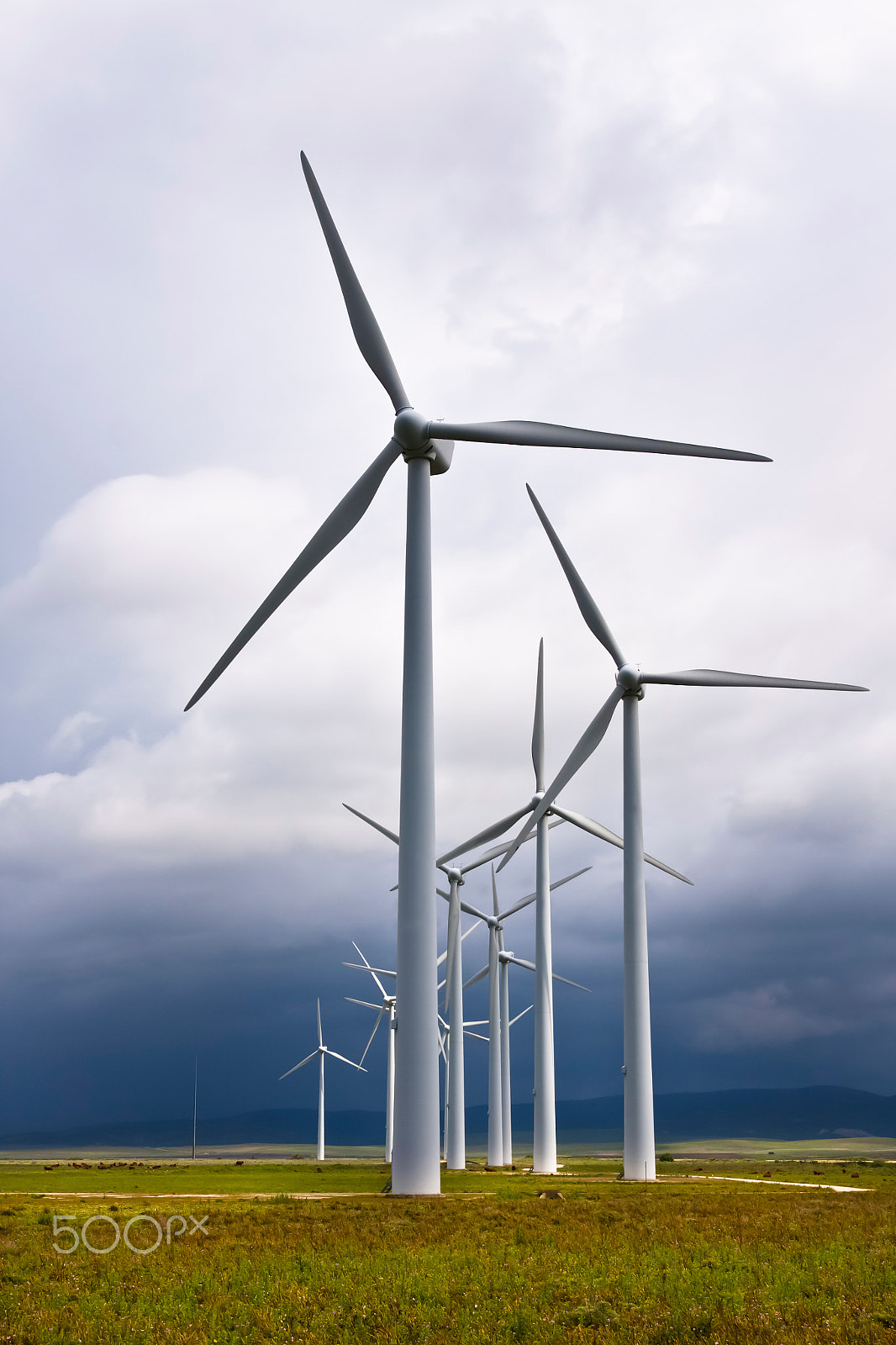 Sigma 18-50mm f/2.8 Macro sample photo. Wind turbines photography