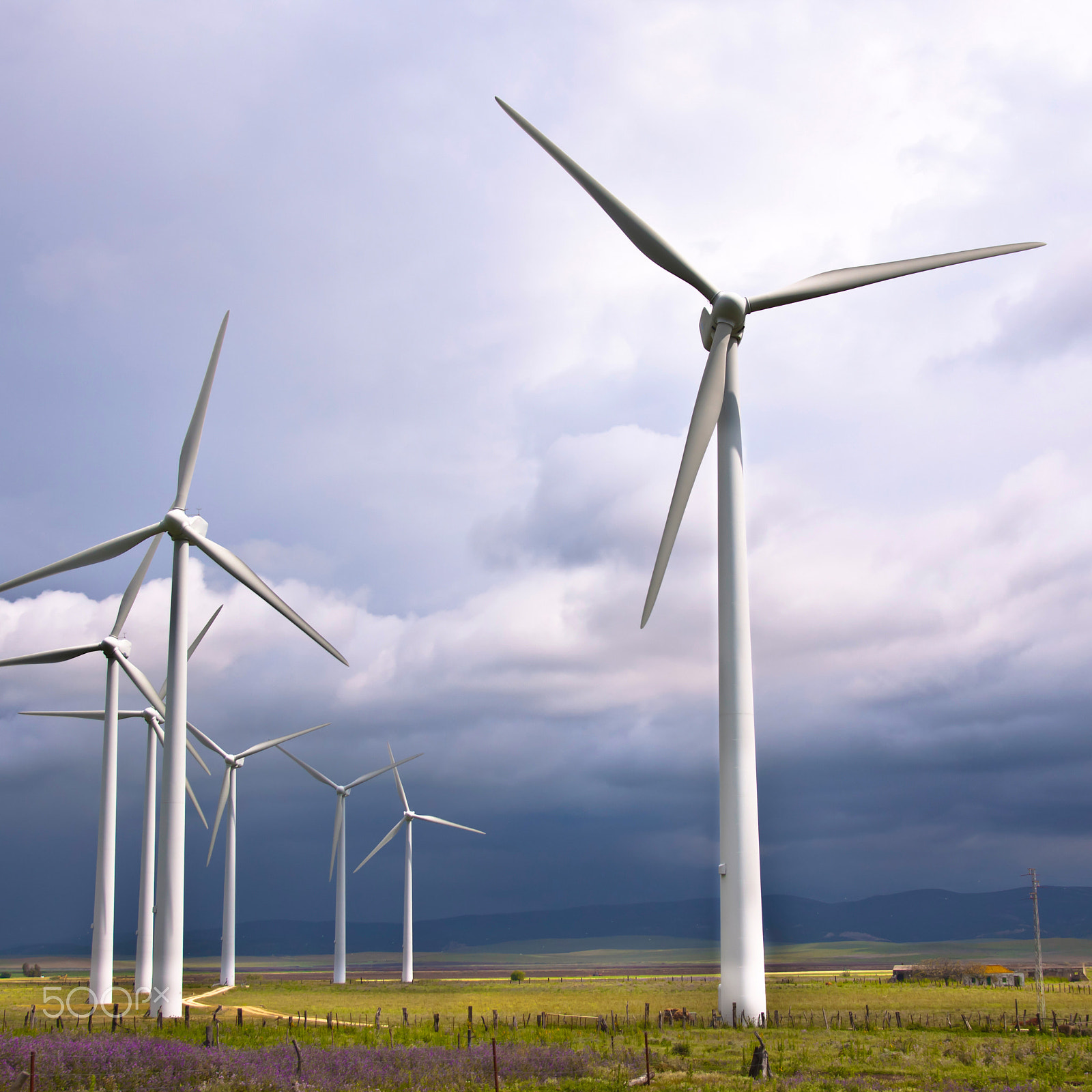 Canon EOS 50D + Sigma 18-50mm f/2.8 Macro sample photo. Wind turbines photography