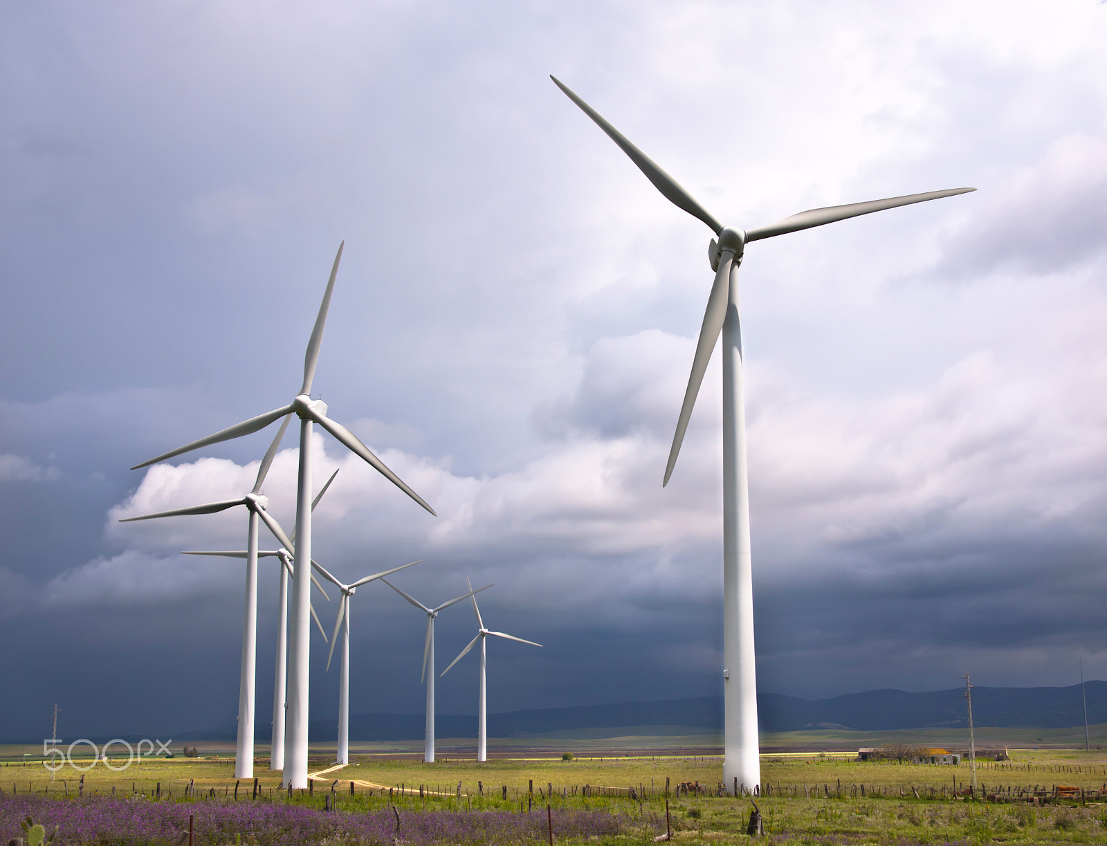 Canon EOS 50D + Sigma 18-50mm f/2.8 Macro sample photo. Wind turbines photography