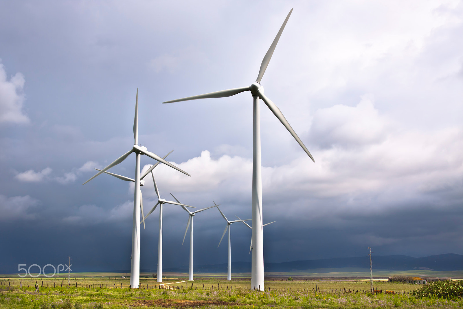 Canon EOS 50D + Sigma 18-50mm f/2.8 Macro sample photo. Wind turbines photography