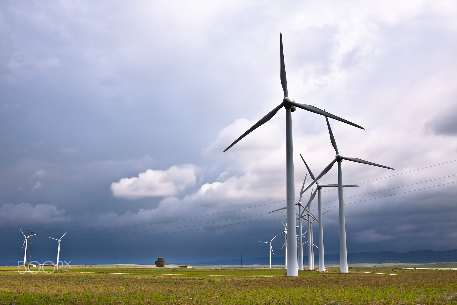 Sigma 18-50mm f/2.8 Macro sample photo. Wind turbines photography