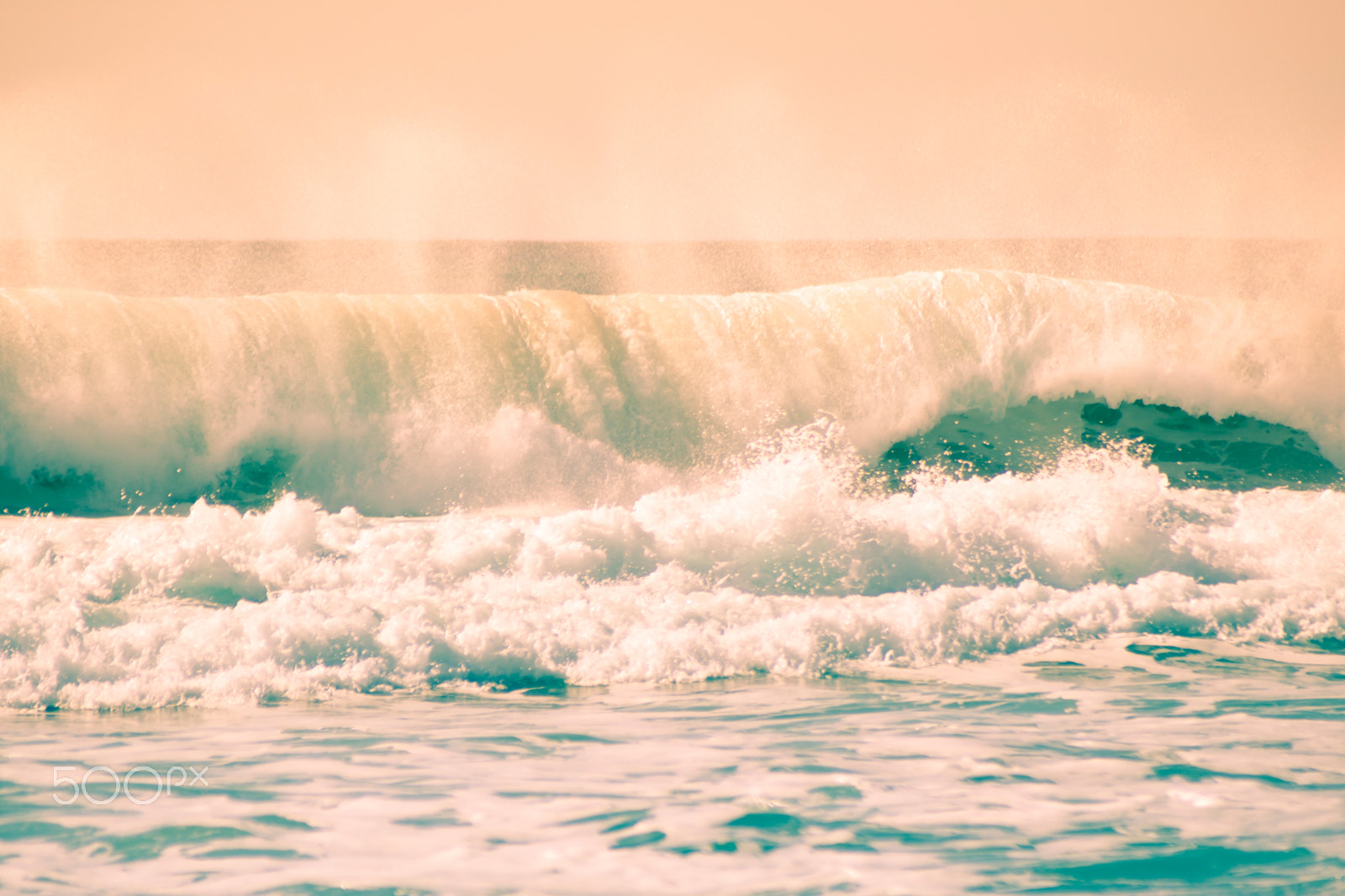 Canon EF 70-210mm f/3.5-4.5 USM sample photo. Sea wave photography