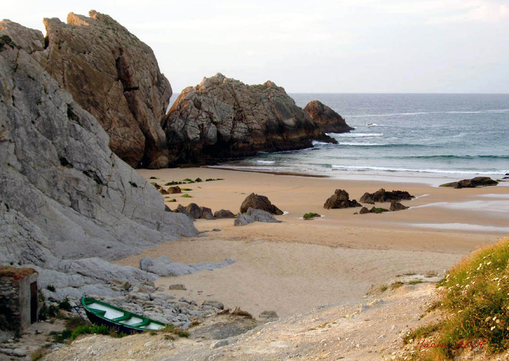 Olympus C-5000Z sample photo. Playa de la arnia, pielagos, cantabria, españa / spain photography