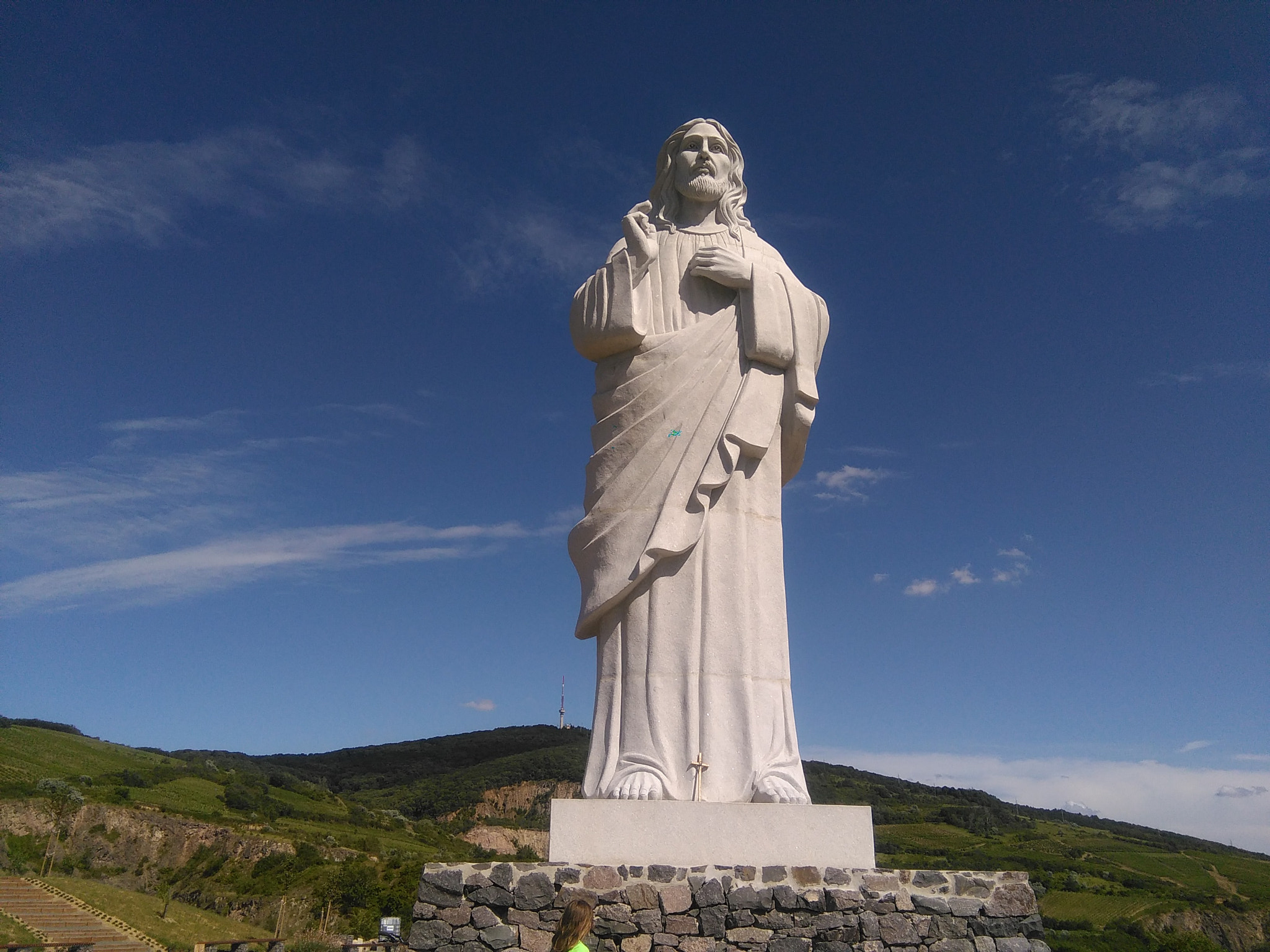 HUAWEI G620S-L01 sample photo. Jesus statue photography