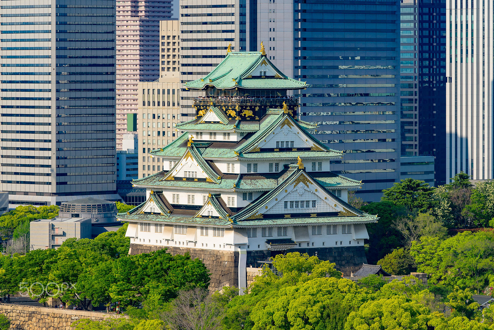 Canon EF 70-200mm F2.8L IS II USM sample photo. Osaka castle photography