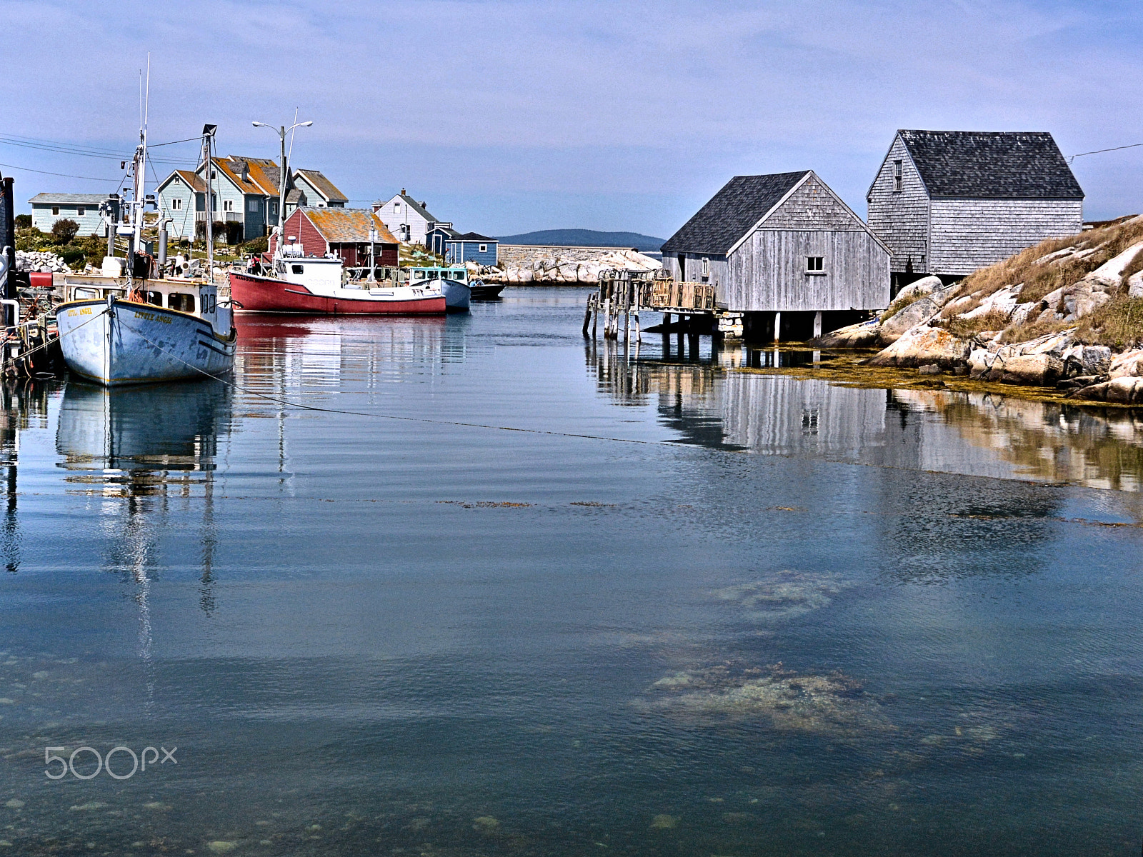 Nikon 1 V2 sample photo. Peggy's cove photography