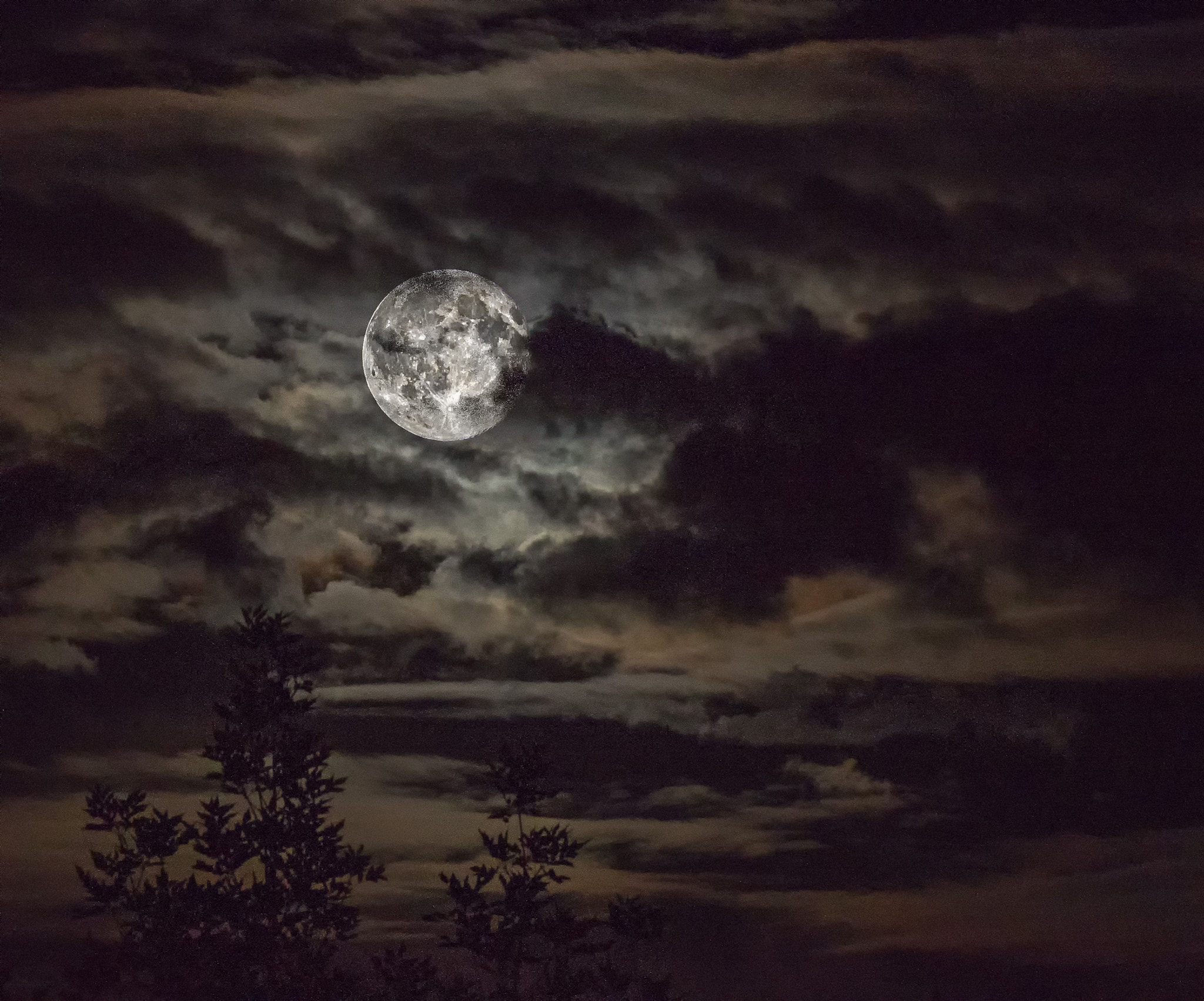 Panasonic Lumix G Vario 45-200mm F4-5.6 OIS sample photo. Summer solstice full moon photography