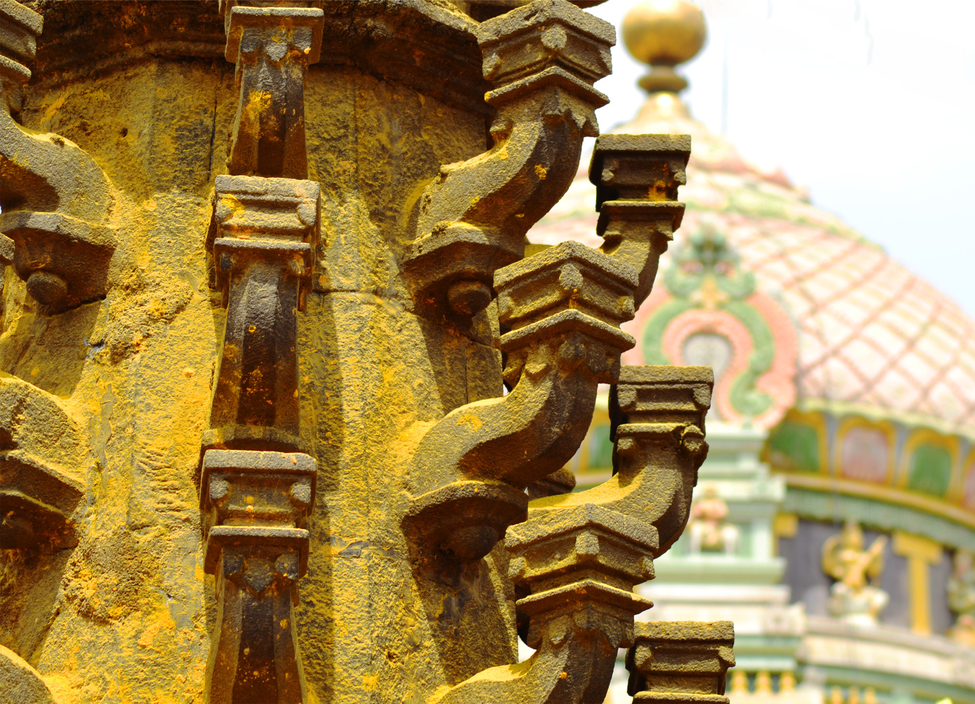 Nikon D3100 sample photo. Jejuri temple photography