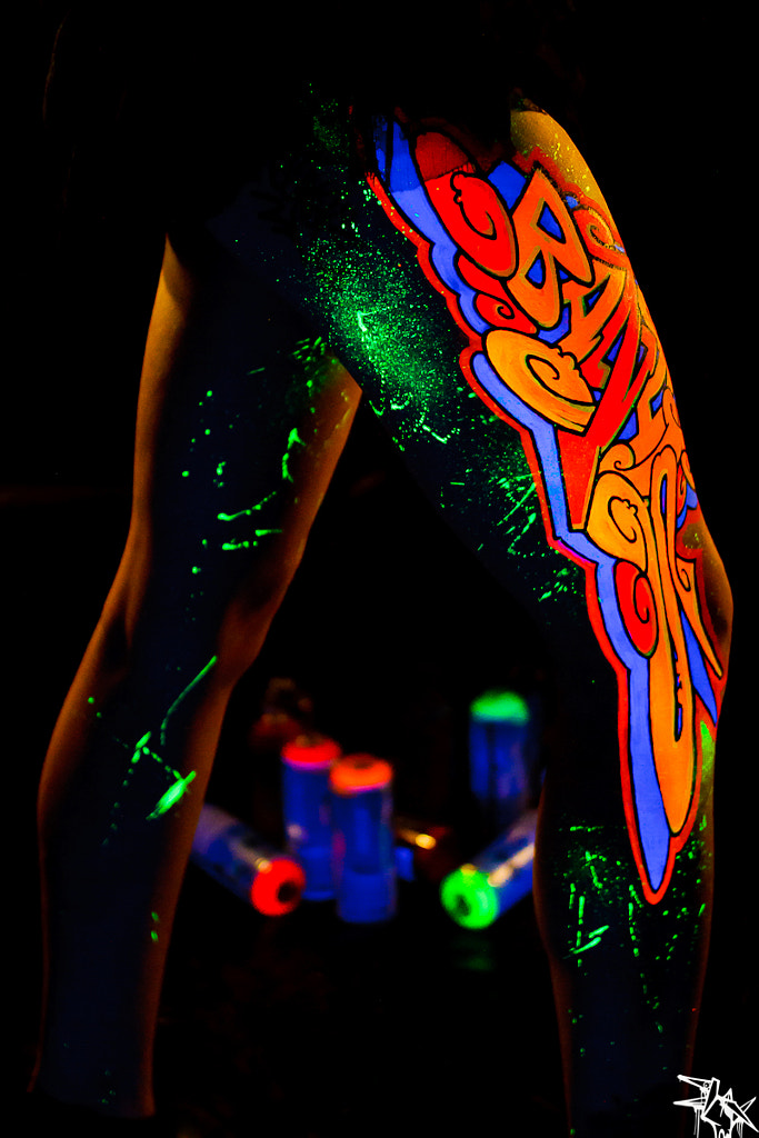 Uv Body Paint By Denis Ono 500px