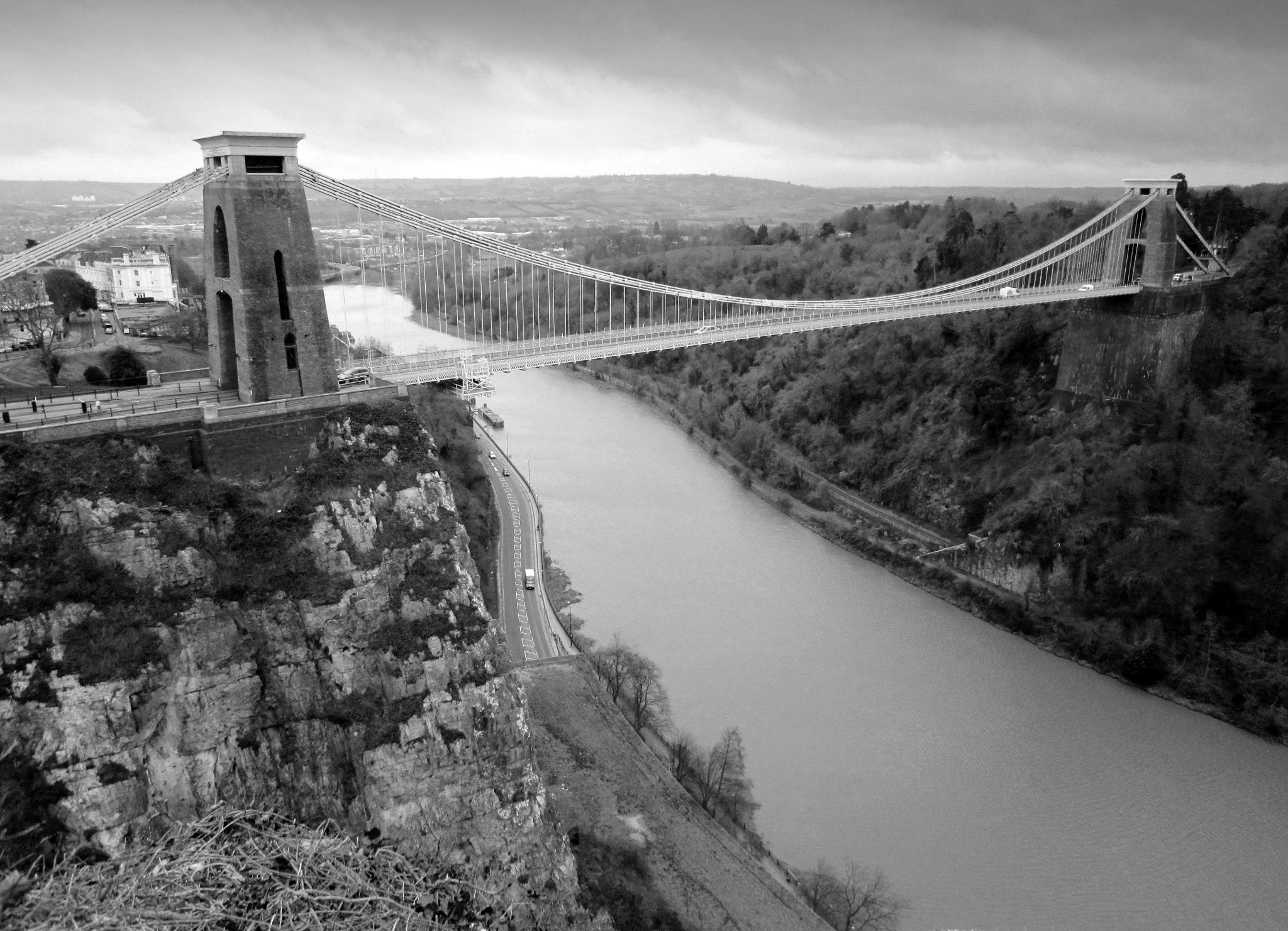 Canon PowerShot SD3500 IS (IXUS 210 / IXY 10S) sample photo. Clifton suspension bridge photography