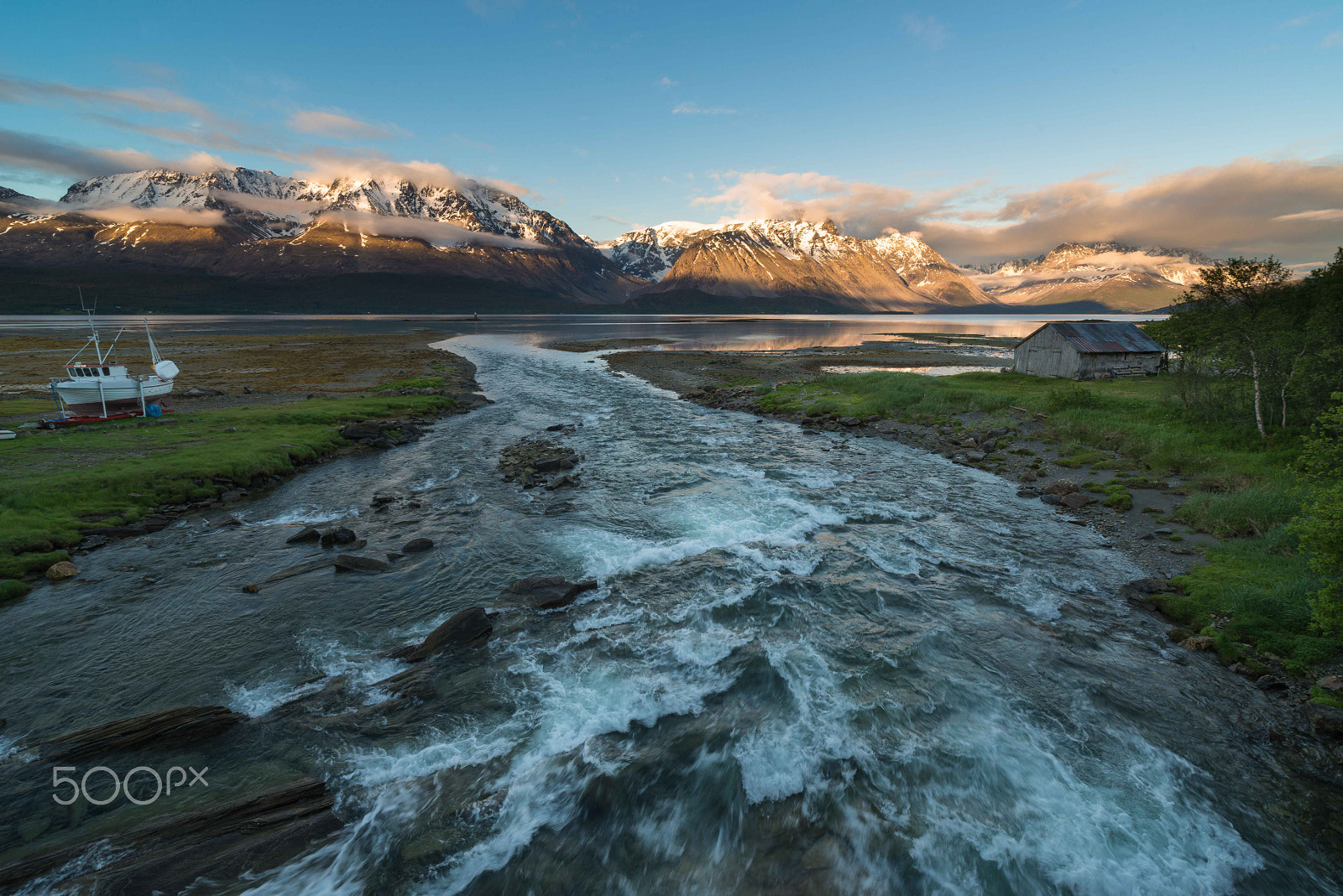 Nikon D800 + ZEISS Distagon T* 15mm F2.8 sample photo. Fjord river photography