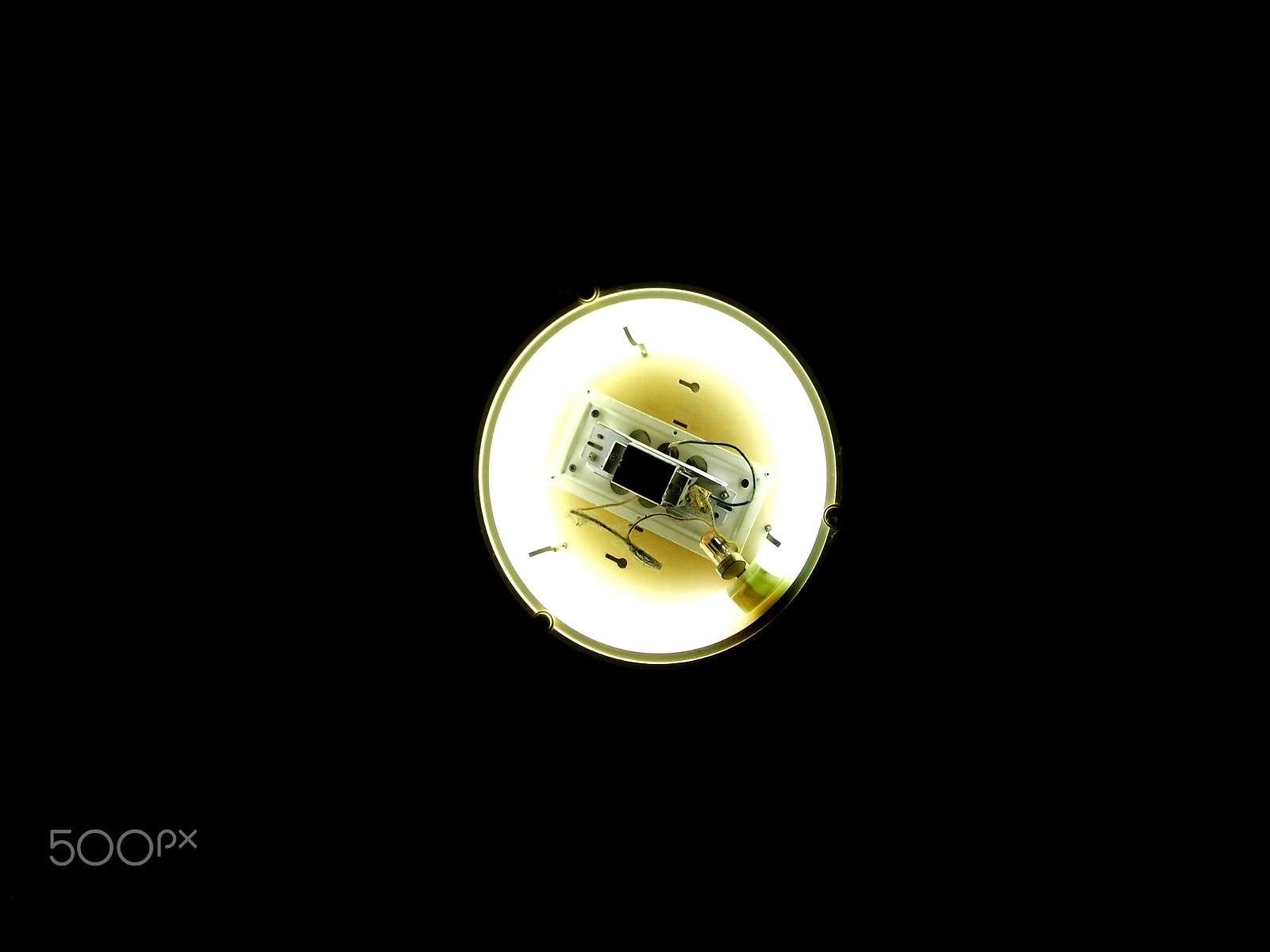 Benq GH600 sample photo. Electric moon photography