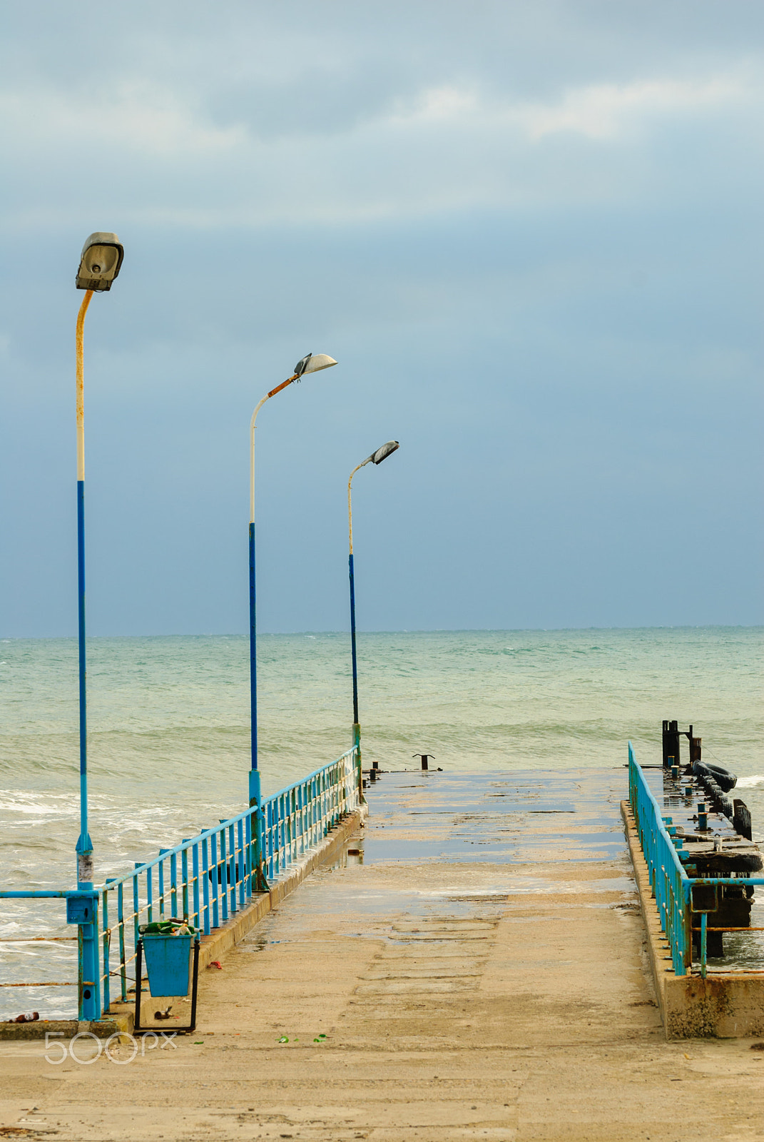 Nikon D200 sample photo. Sea surf pier photography