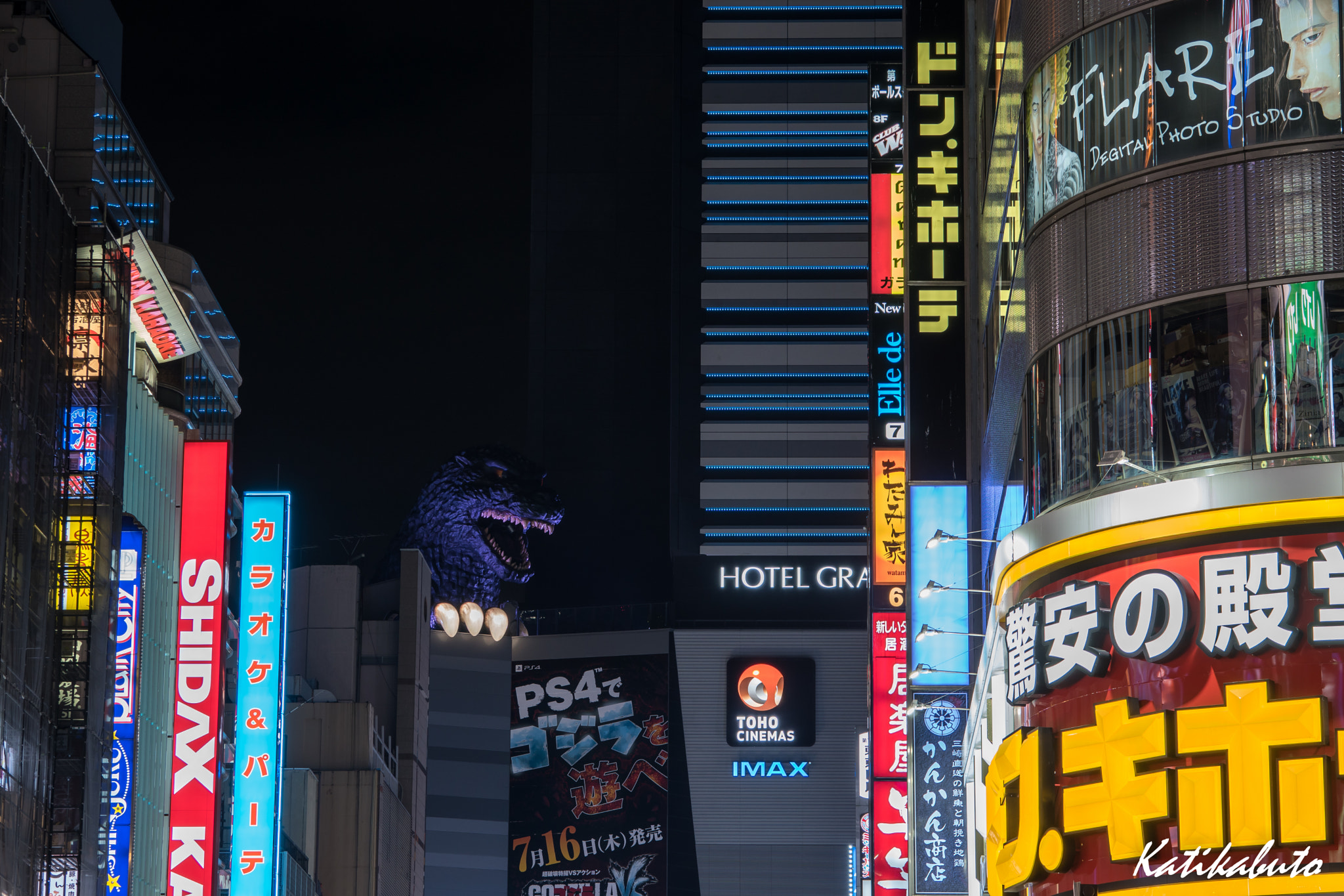 Sony 70-300mm F4.5-5.6 G SSM sample photo. Godzilla was here photography