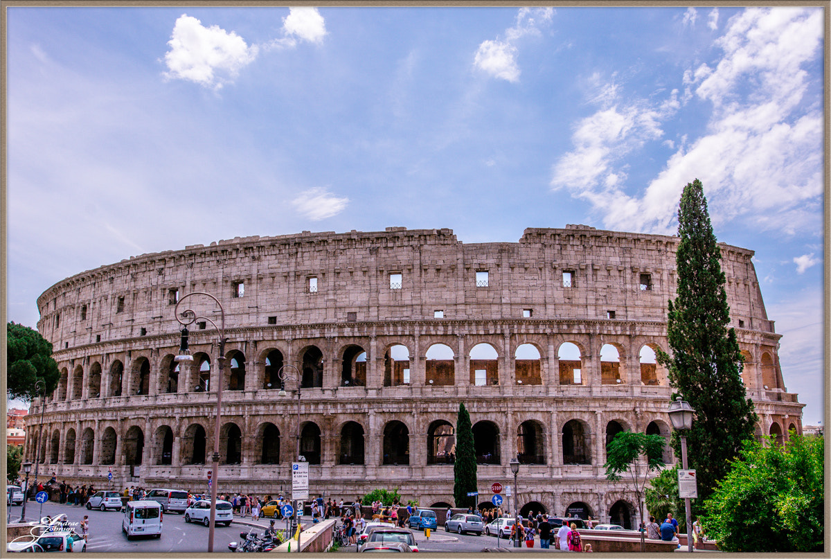 Nikon AF-S Nikkor 14-24mm F2.8G ED sample photo. The romain colossuem photography
