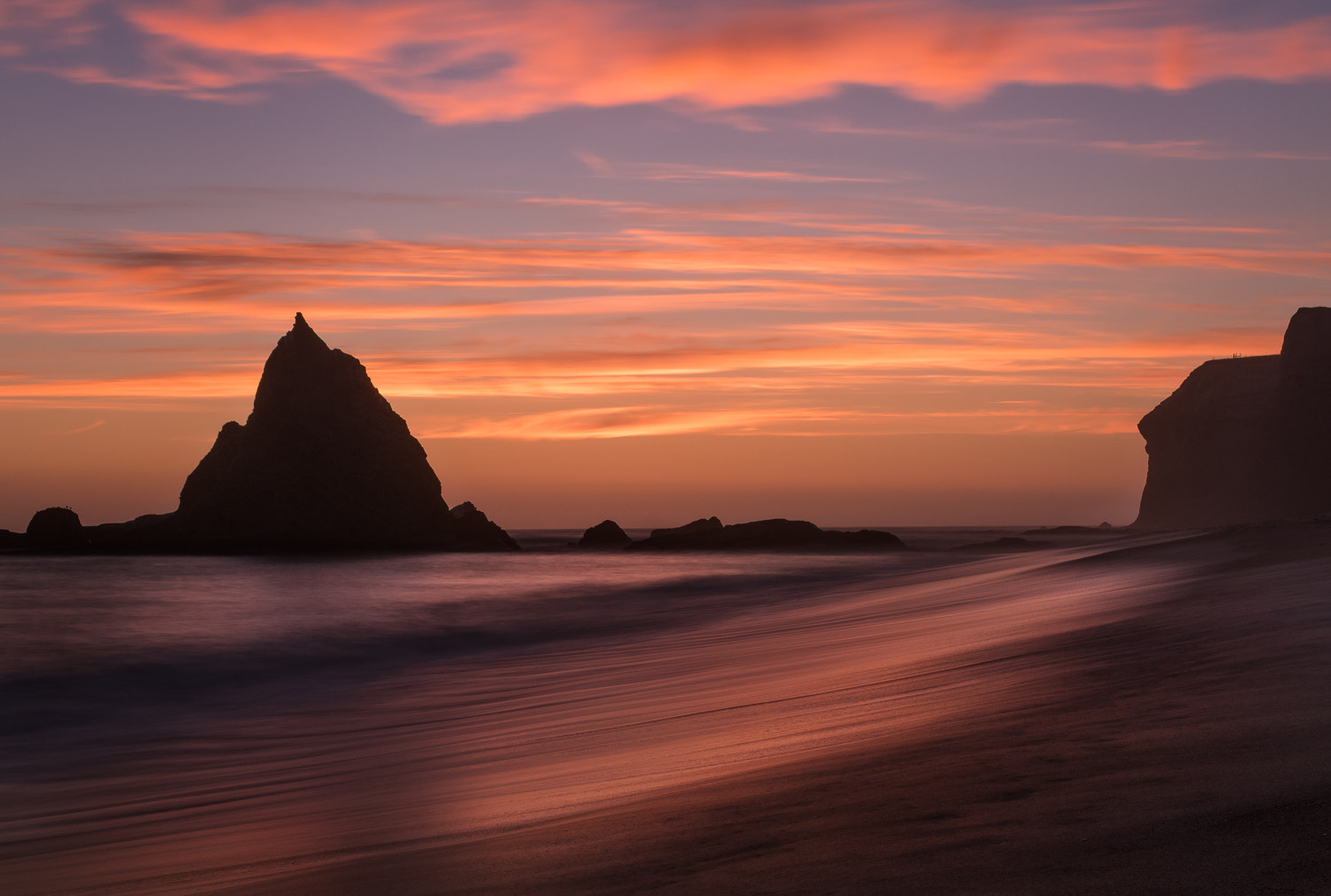 Nikon AF-S Nikkor 28-70mm F2.8 ED-IF sample photo. Martin's beach sunset photography