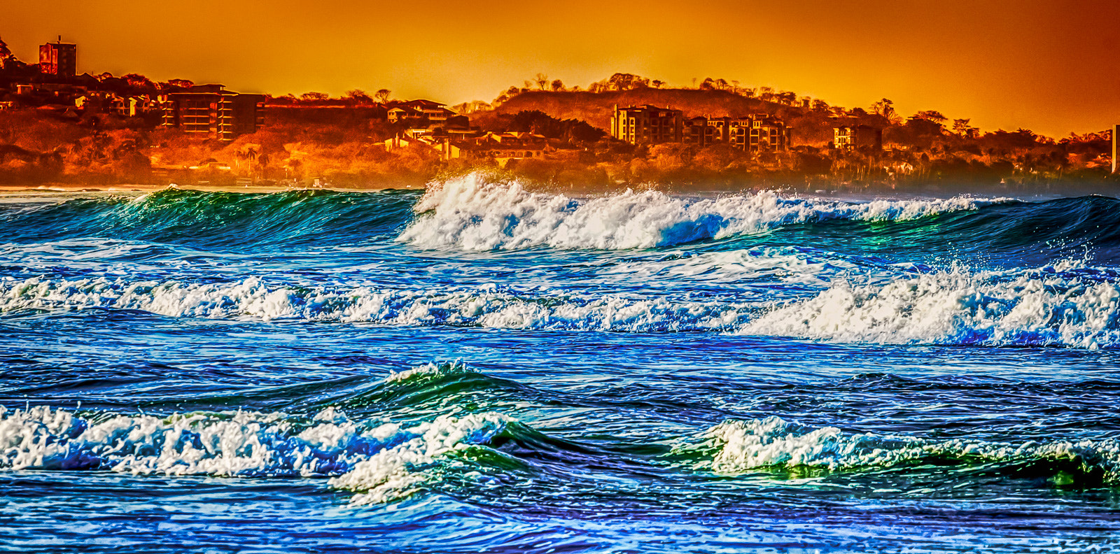 Sigma 70-300mm F4-5.6 APO DG Macro sample photo. Rough seas at tamarindo photography