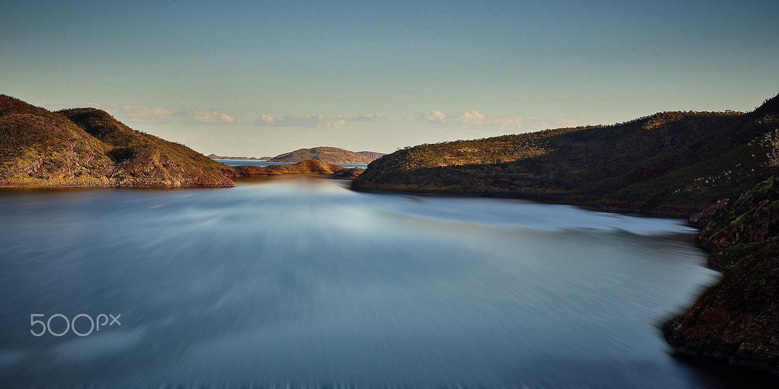 Phase One IQ3 50MP sample photo. The ord river at dusk photography