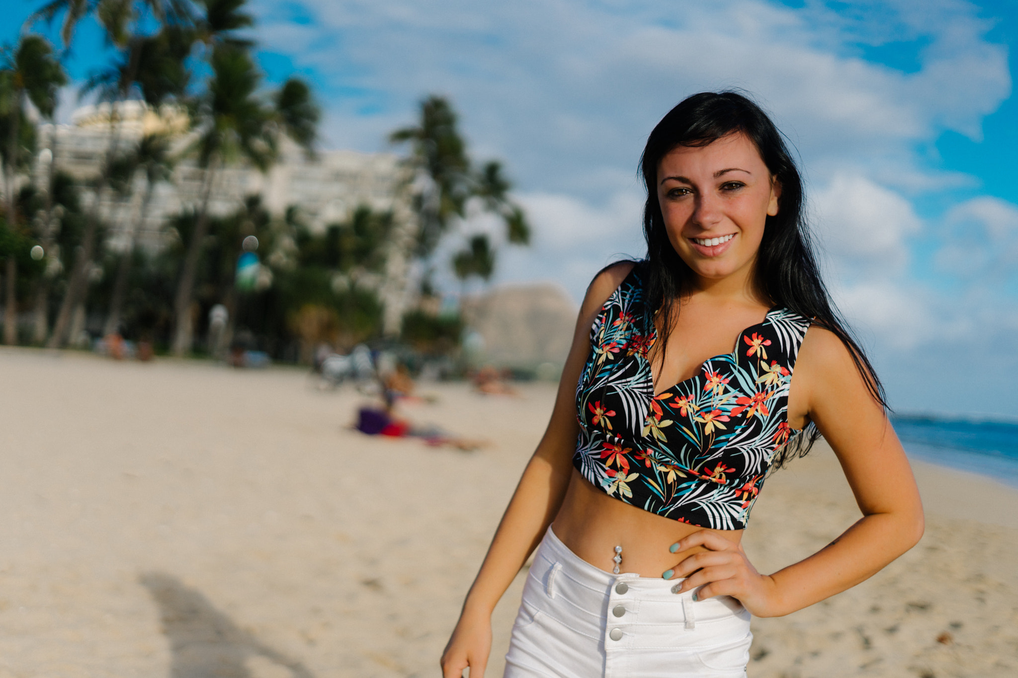 E 50mm F2 sample photo. On the beach photography
