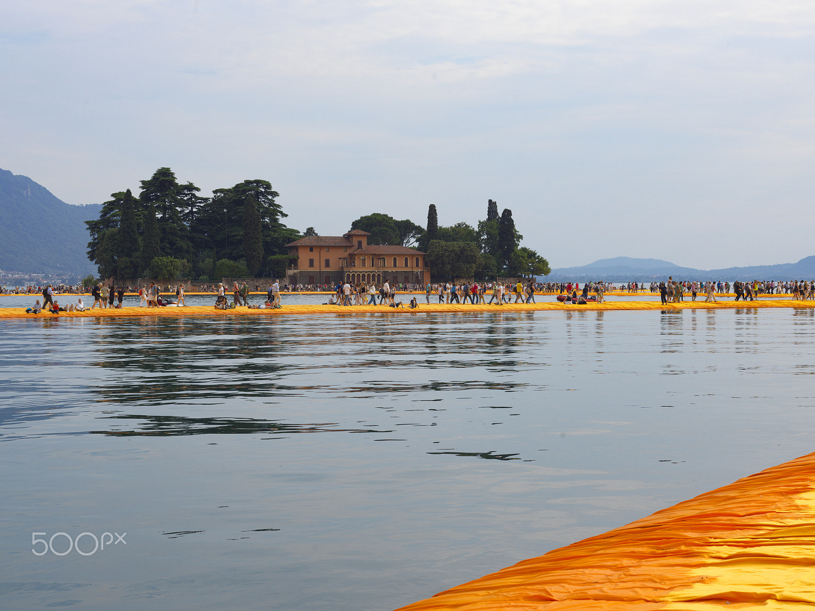 Hasselblad H5D-50c + HC 80 sample photo. Christò - the floating piers - iseo lake 2016 photography