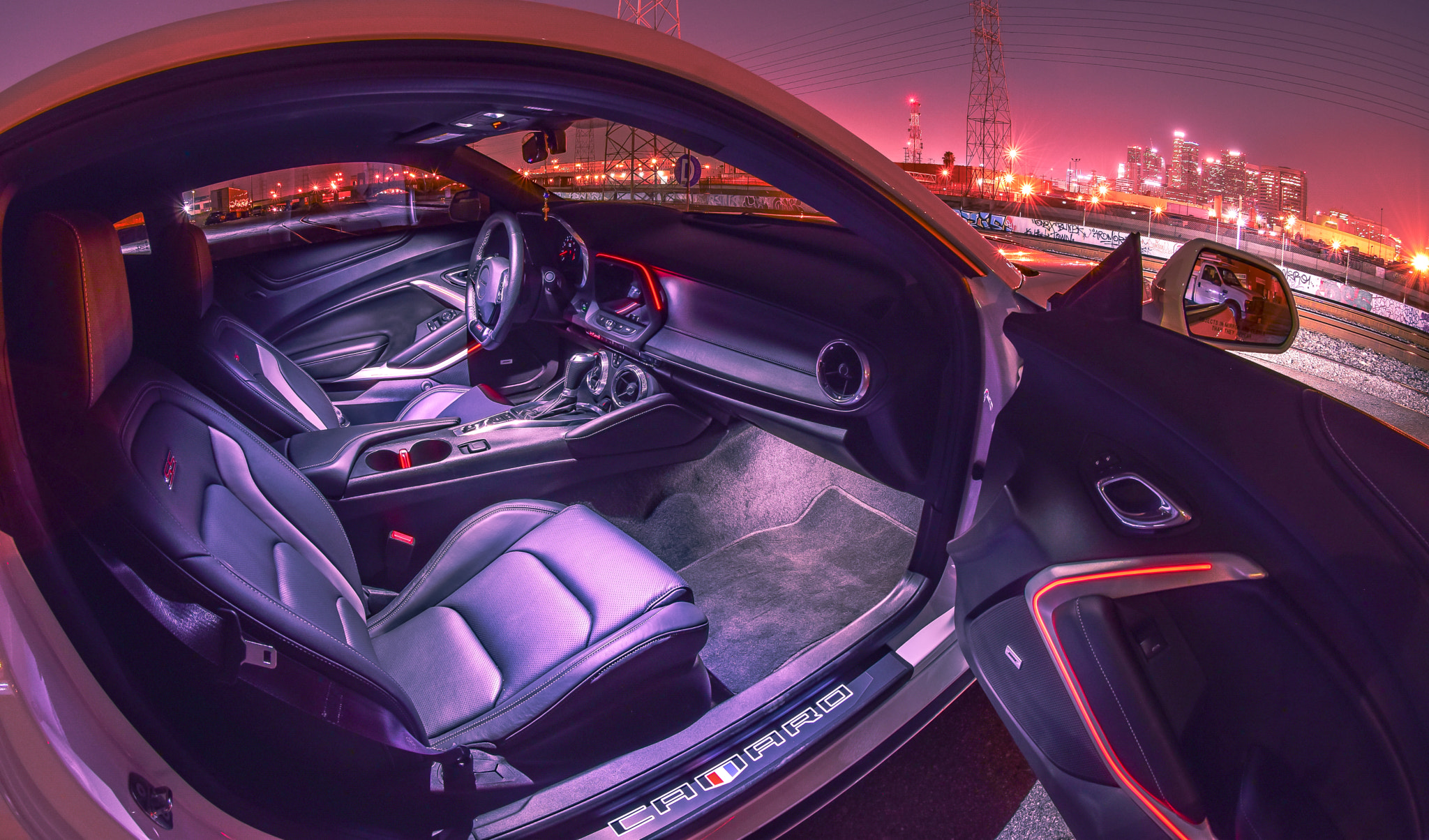 Nikon AF DX Fisheye-Nikkor 10.5mm F2.8G ED sample photo. 2016 chevrolet camaro ss interior. photography