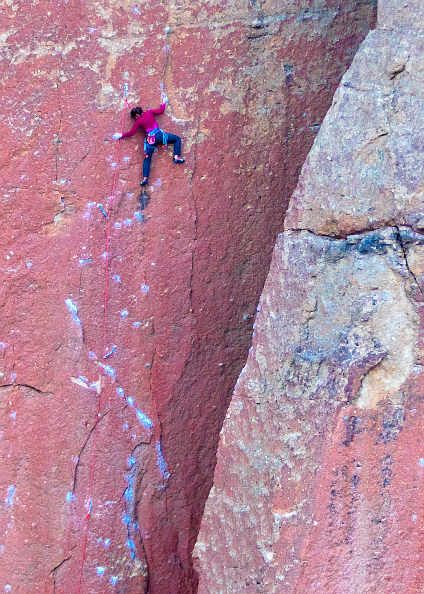 Canon EF 70-200mm F2.8L IS II USM sample photo. Climbing smith rocks photography